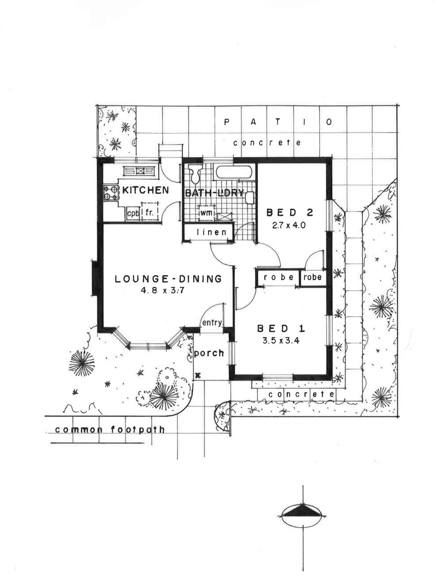 Floorplan of Homely unit listing, 4/485 Mitcham Road, Mitcham VIC 3132