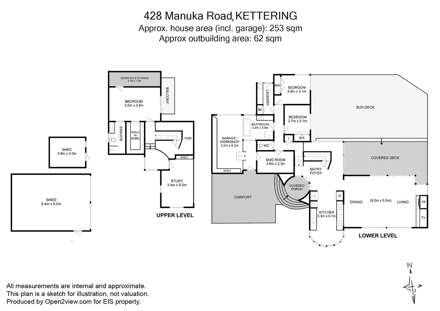 Floorplan of Homely house listing, 428 Manuka Road, Kettering TAS 7155