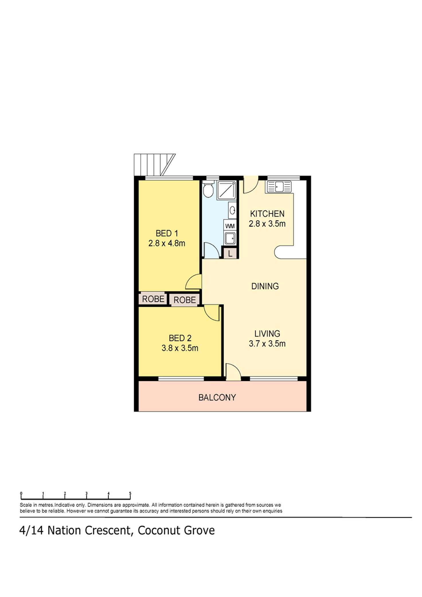 Floorplan of Homely blockOfUnits listing, 14 Nation Crescent, Coconut Grove NT 810