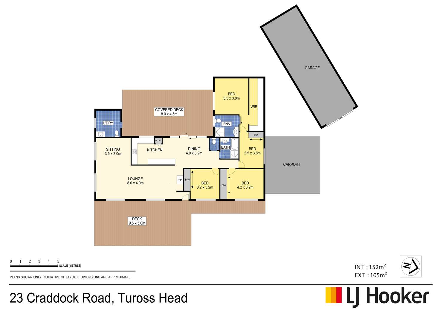 Floorplan of Homely house listing, 23 Craddock Road, Tuross Head NSW 2537