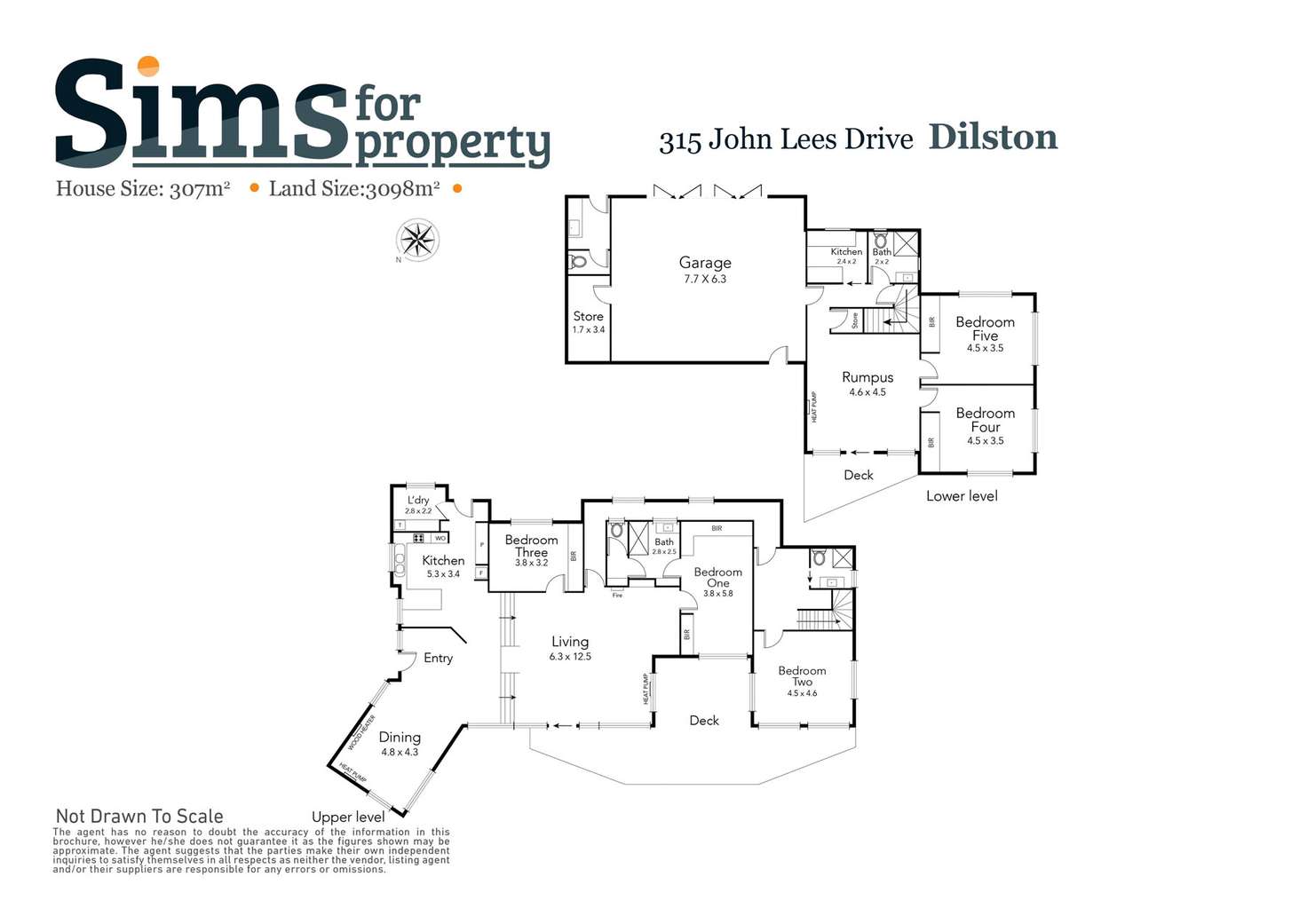 Floorplan of Homely house listing, 315 John Lees Drive, Dilston TAS 7252