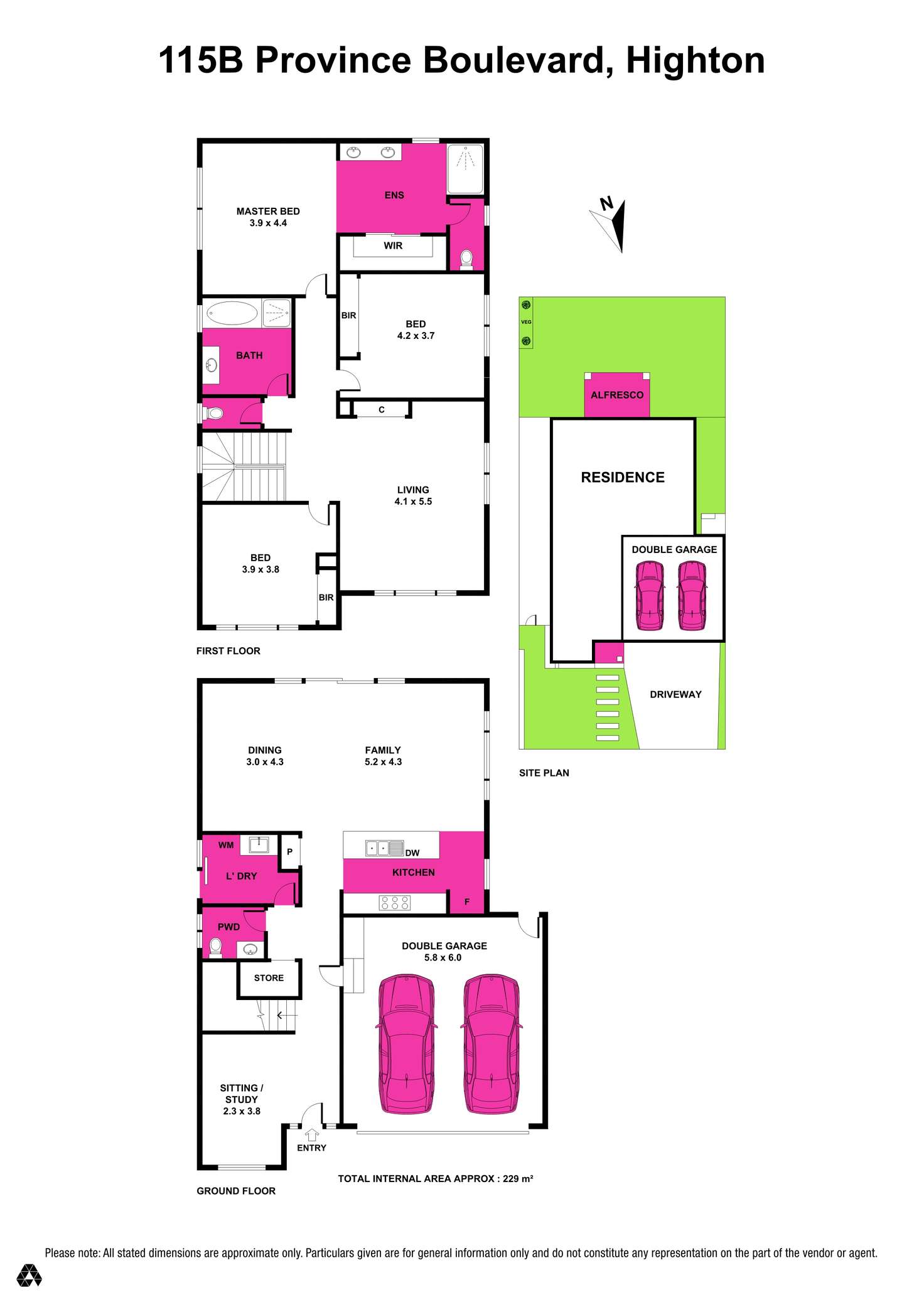 Floorplan of Homely house listing, 115B Province Boulevard, Highton VIC 3216
