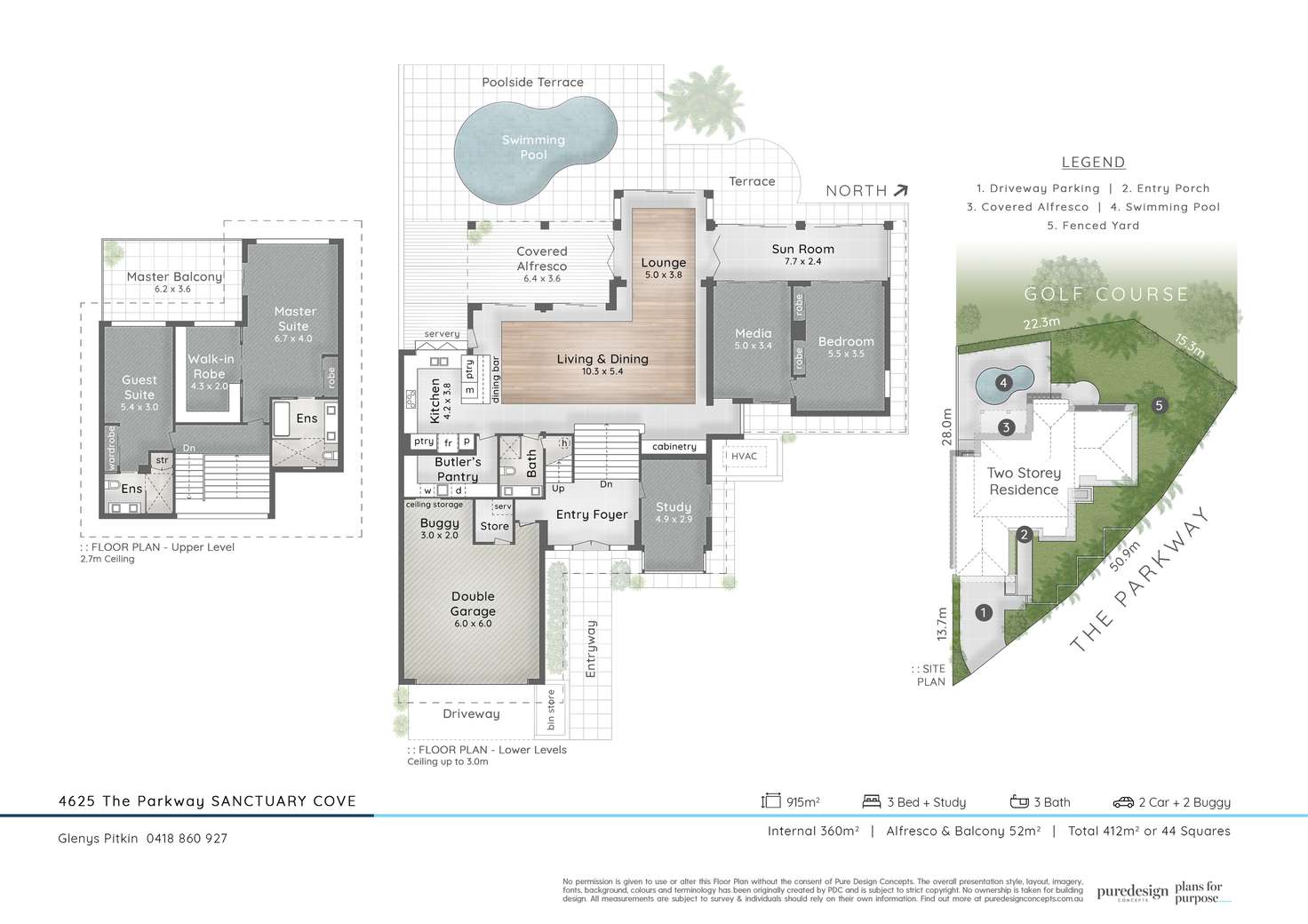 Floorplan of Homely house listing, 4625 The Parkway, Sanctuary Cove QLD 4212