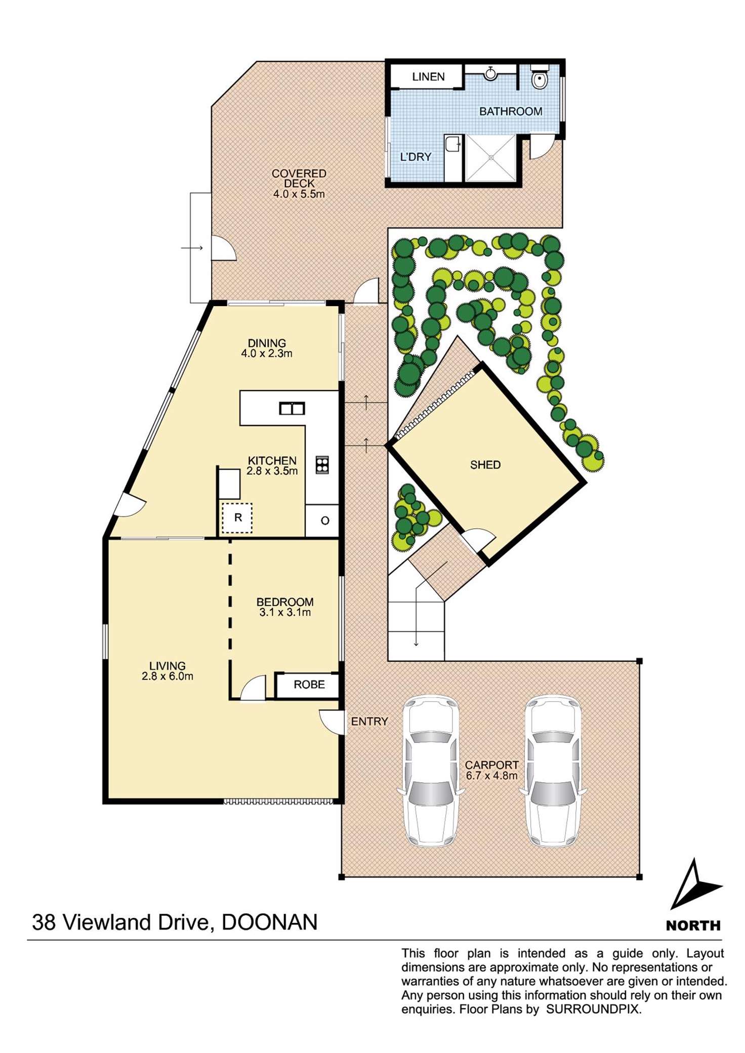 Floorplan of Homely house listing, 38 Viewland Drive, Doonan QLD 4562