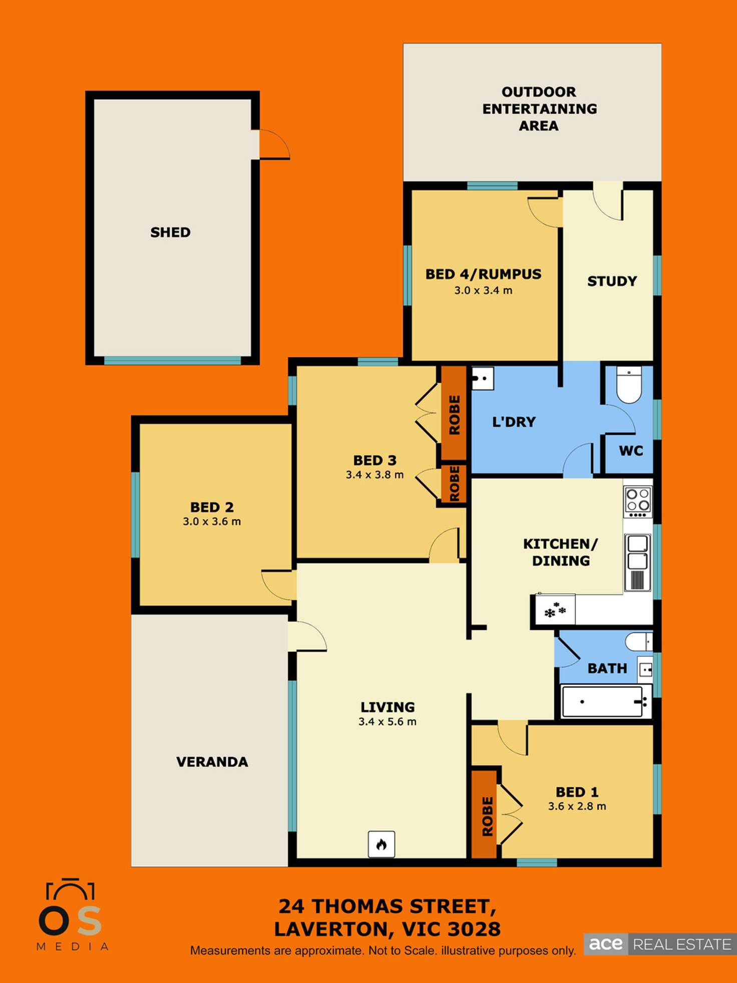 Floorplan of Homely house listing, 24 Thomas Street, Laverton VIC 3028