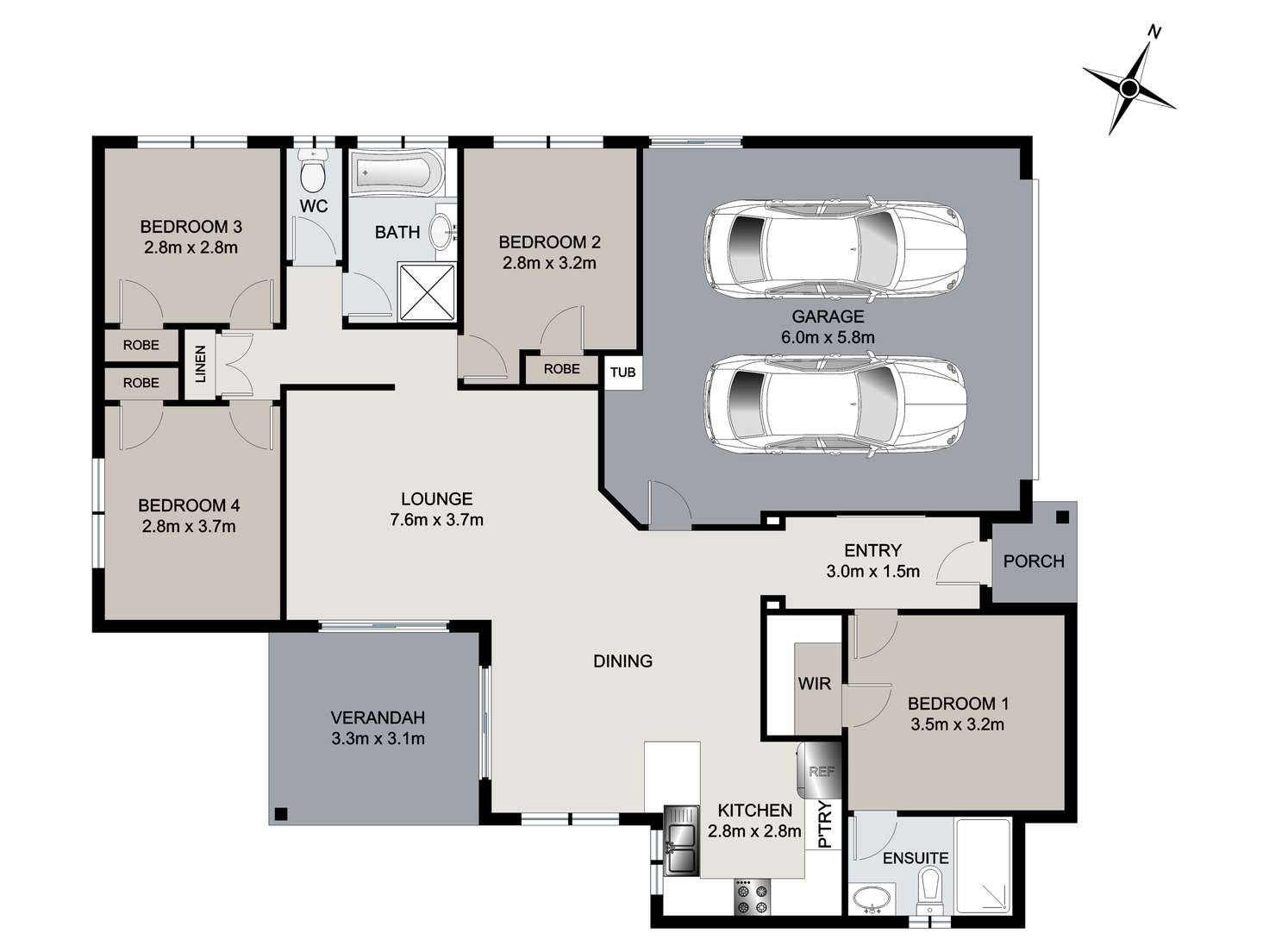 Floorplan of Homely house listing, 14 Jeana Close, Boyne Island QLD 4680