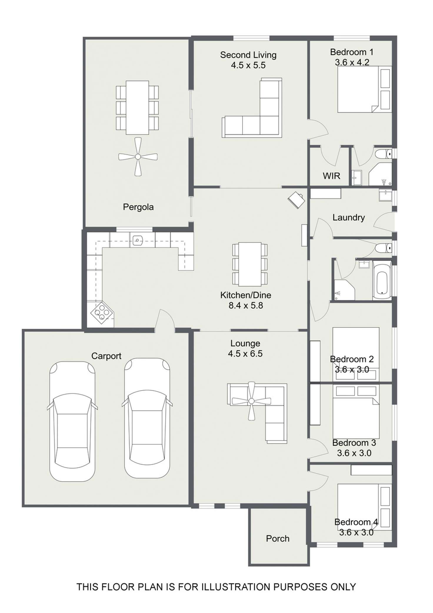Floorplan of Homely house listing, 7 GRAHAM STREET, Naracoorte SA 5271