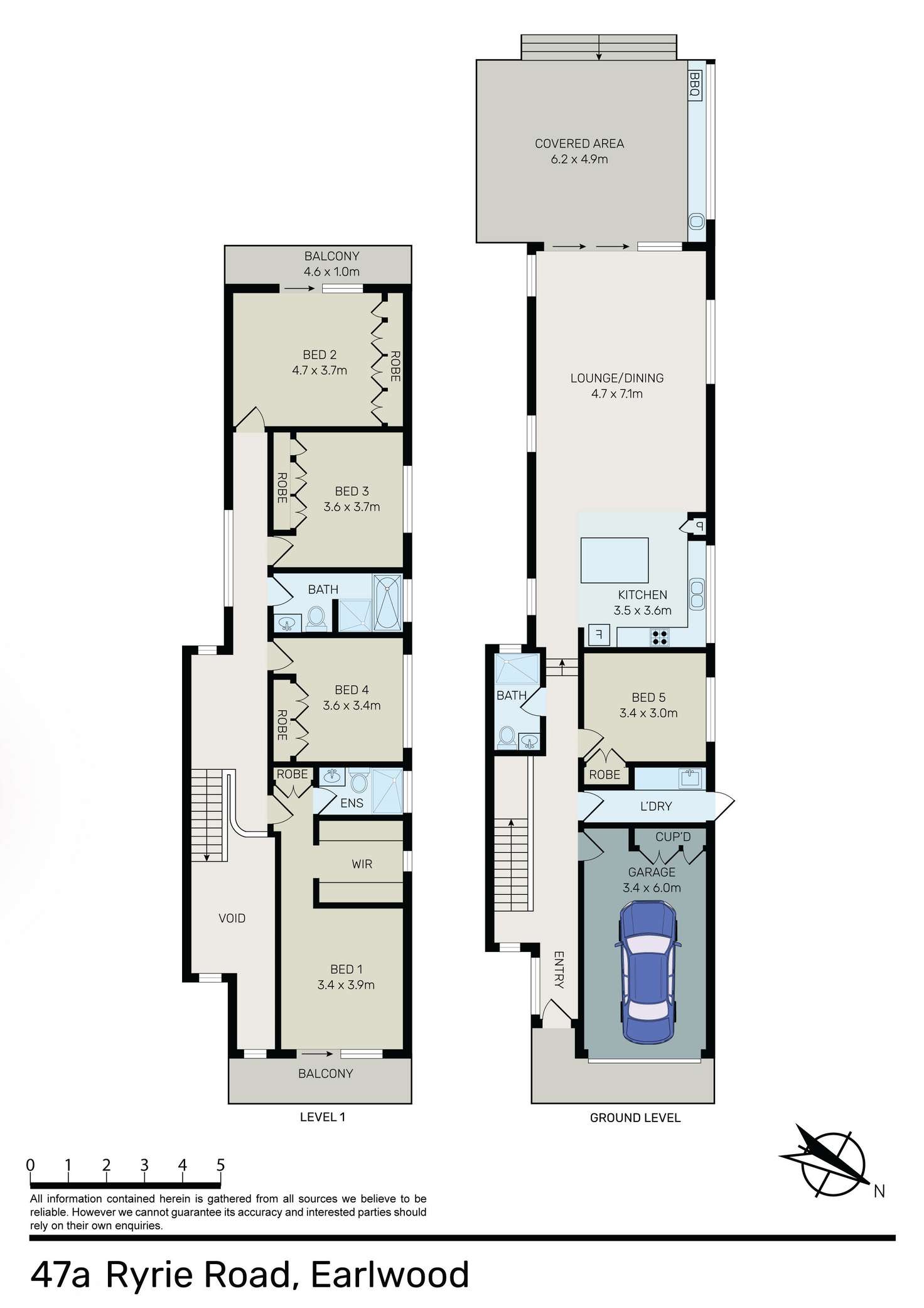 Floorplan of Homely house listing, 47A Ryrie Road, Earlwood NSW 2206