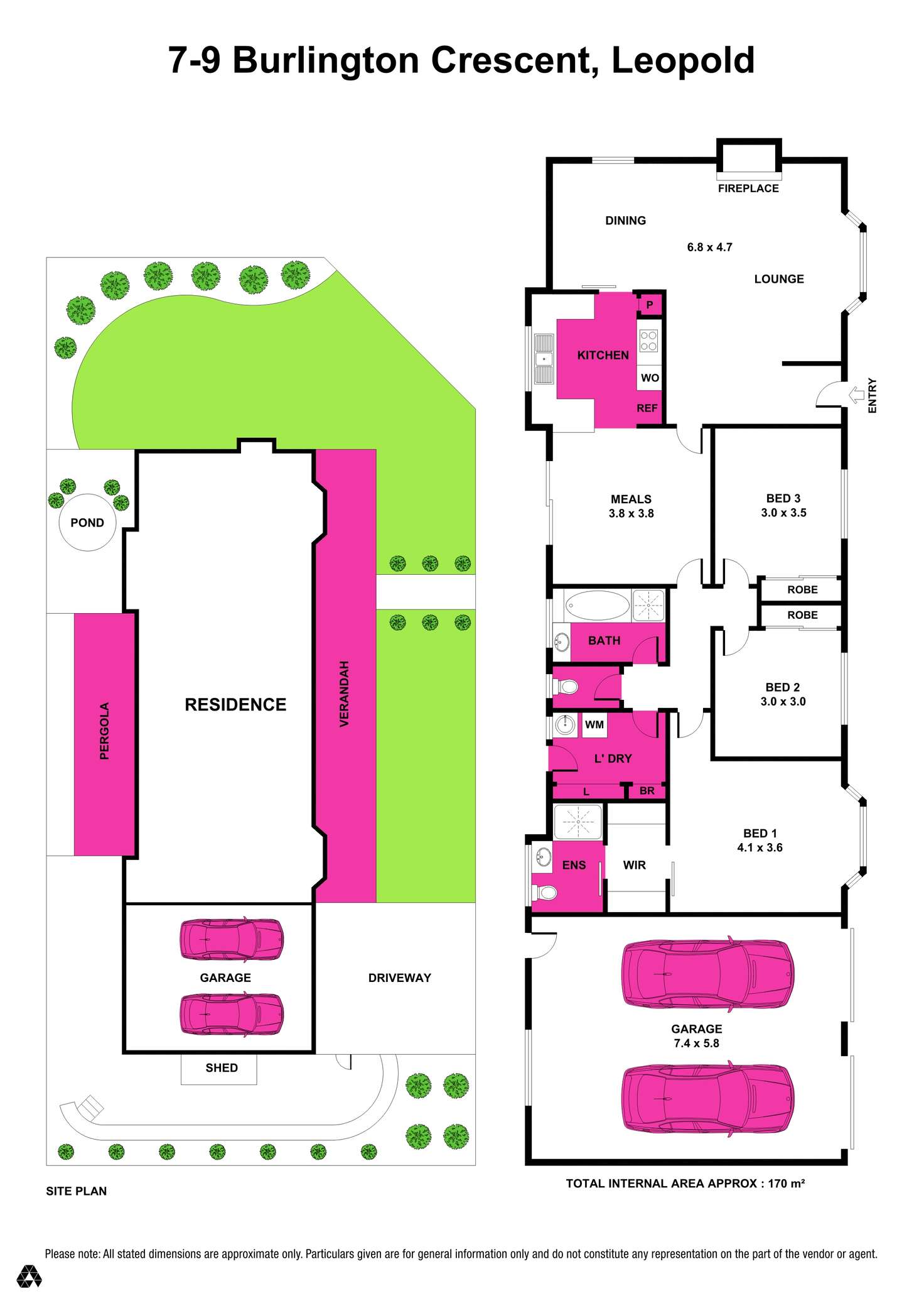 Floorplan of Homely house listing, 7-9 Burlington Crescent, Leopold VIC 3224