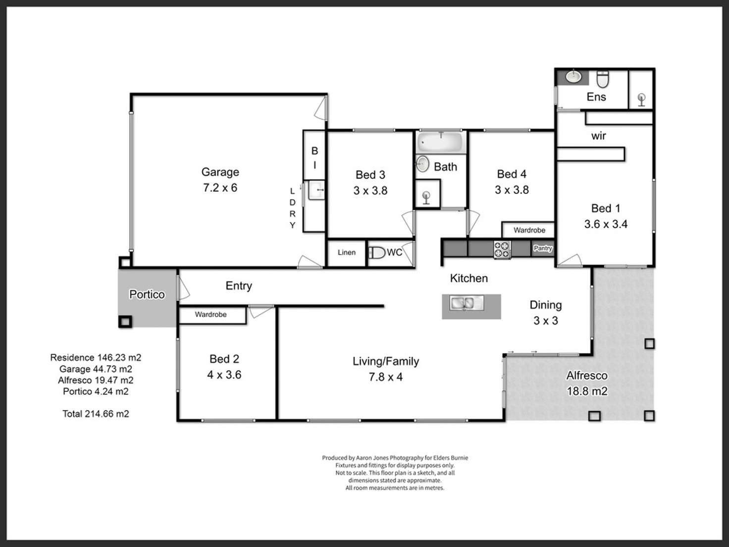 Floorplan of Homely house listing, 4 Madeline Drive, Mooreville TAS 7321