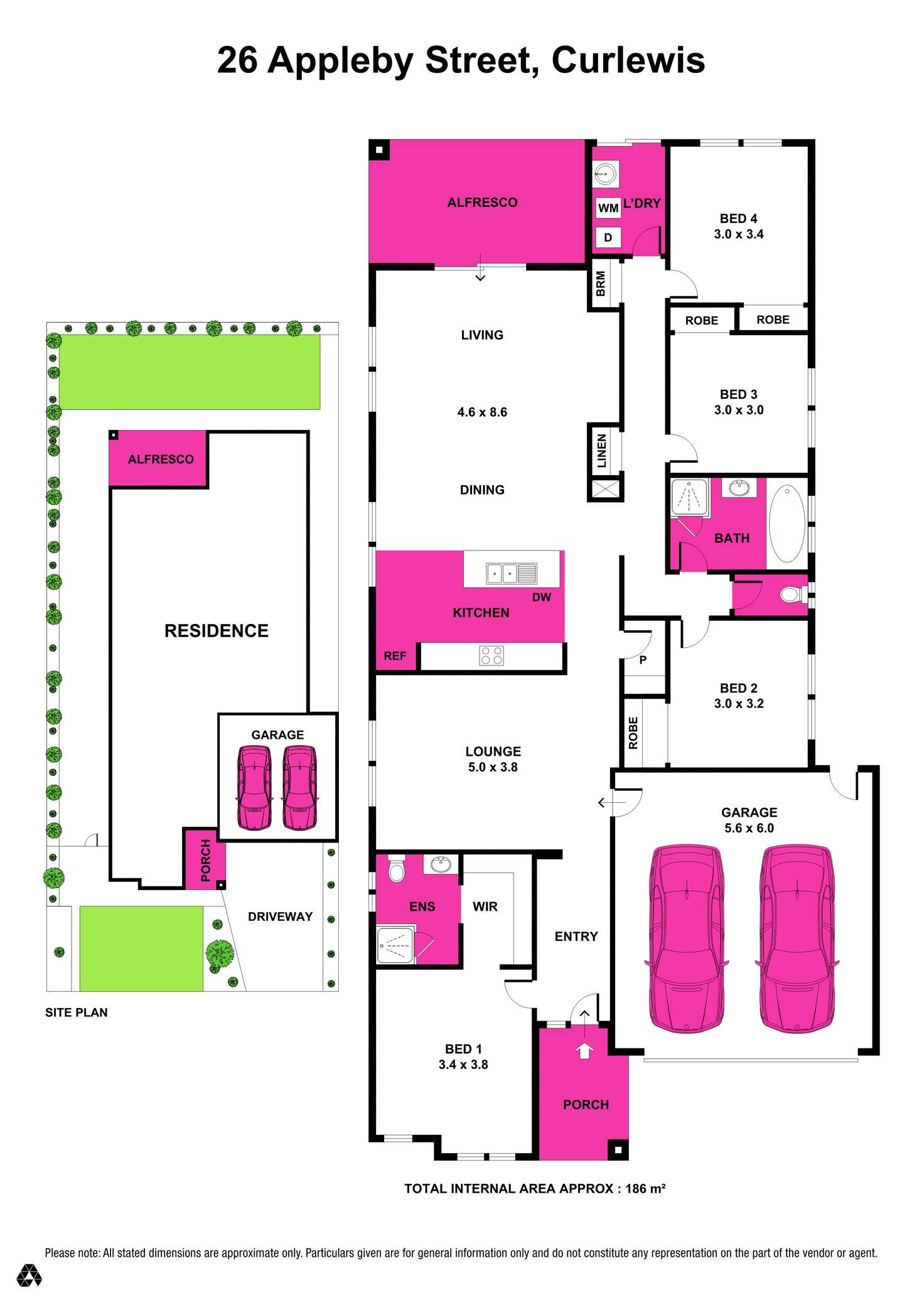 Floorplan of Homely house listing, 26 Appleby Street, Curlewis VIC 3222