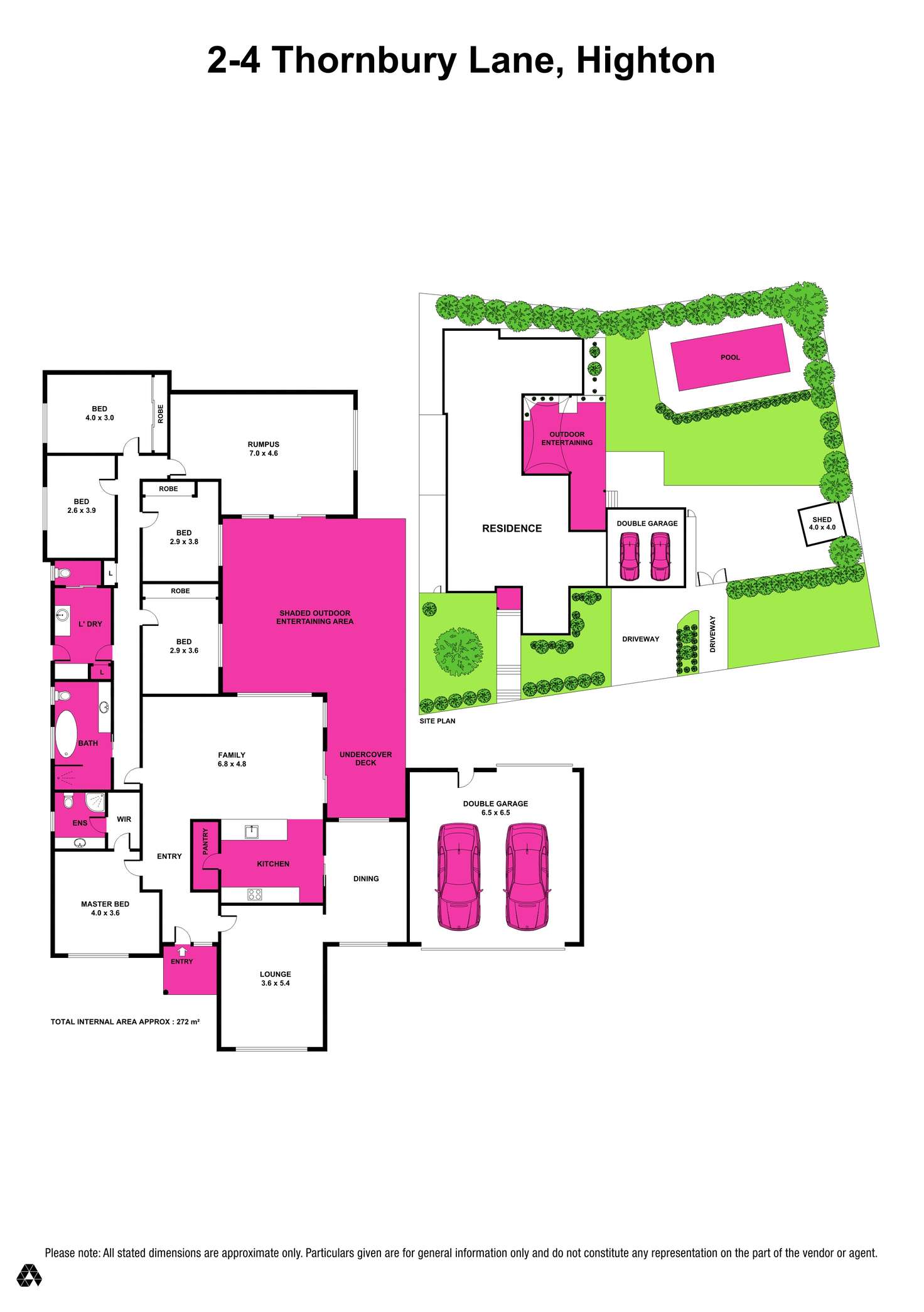 Floorplan of Homely house listing, 2-4 Thornbury Lane, Highton VIC 3216