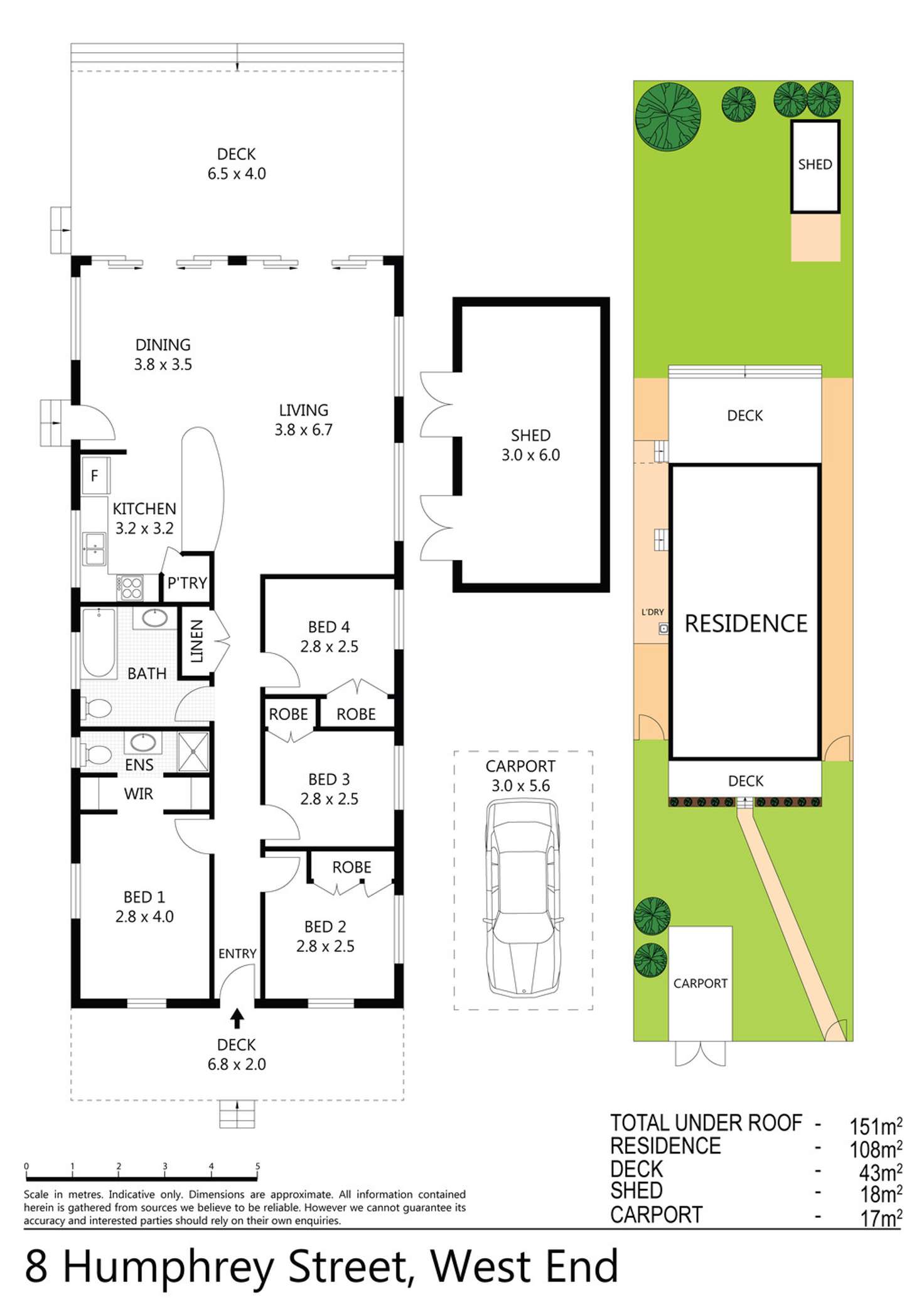 Floorplan of Homely house listing, 8 Humphrey Street, West End QLD 4810