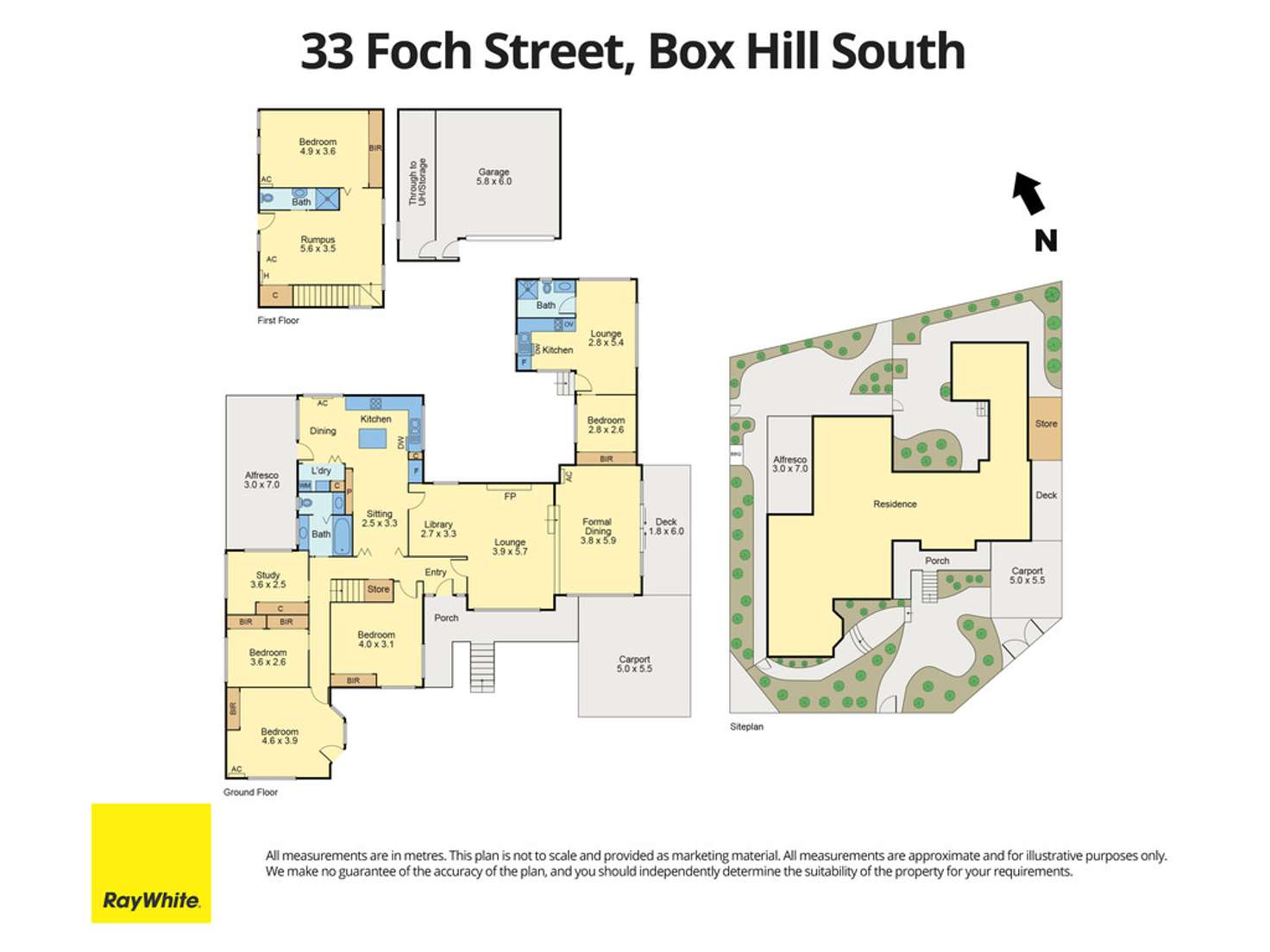 Floorplan of Homely house listing, 33 Foch Street, Box Hill South VIC 3128