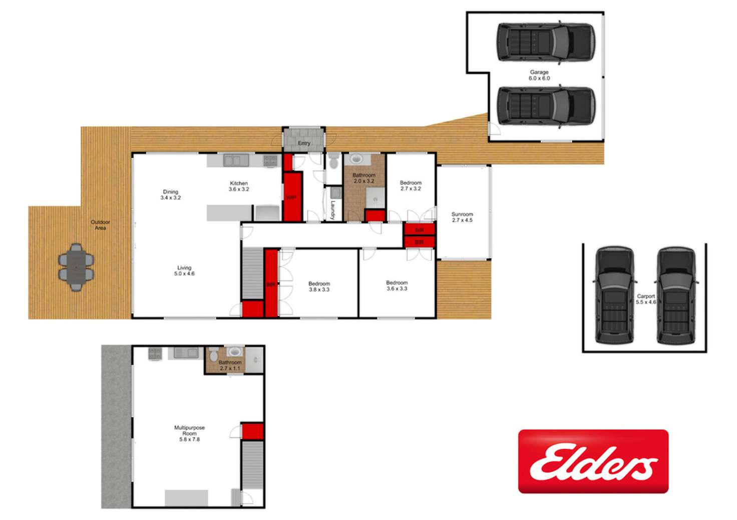 Floorplan of Homely house listing, 30 Ocean View Parade, Lakes Entrance VIC 3909