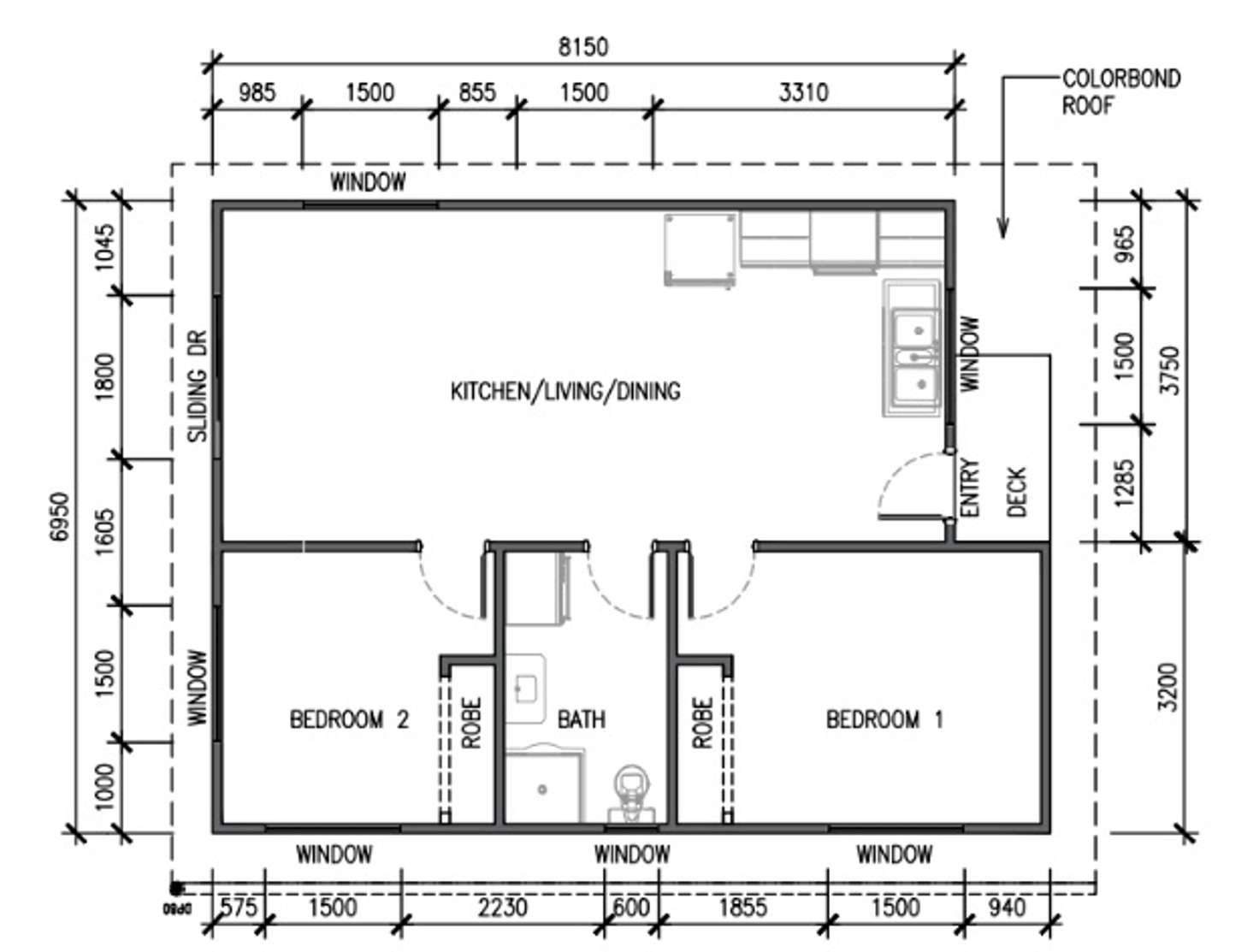 Floorplan of Homely house listing, 83 and 83A Whitby Road, Kings Langley NSW 2147