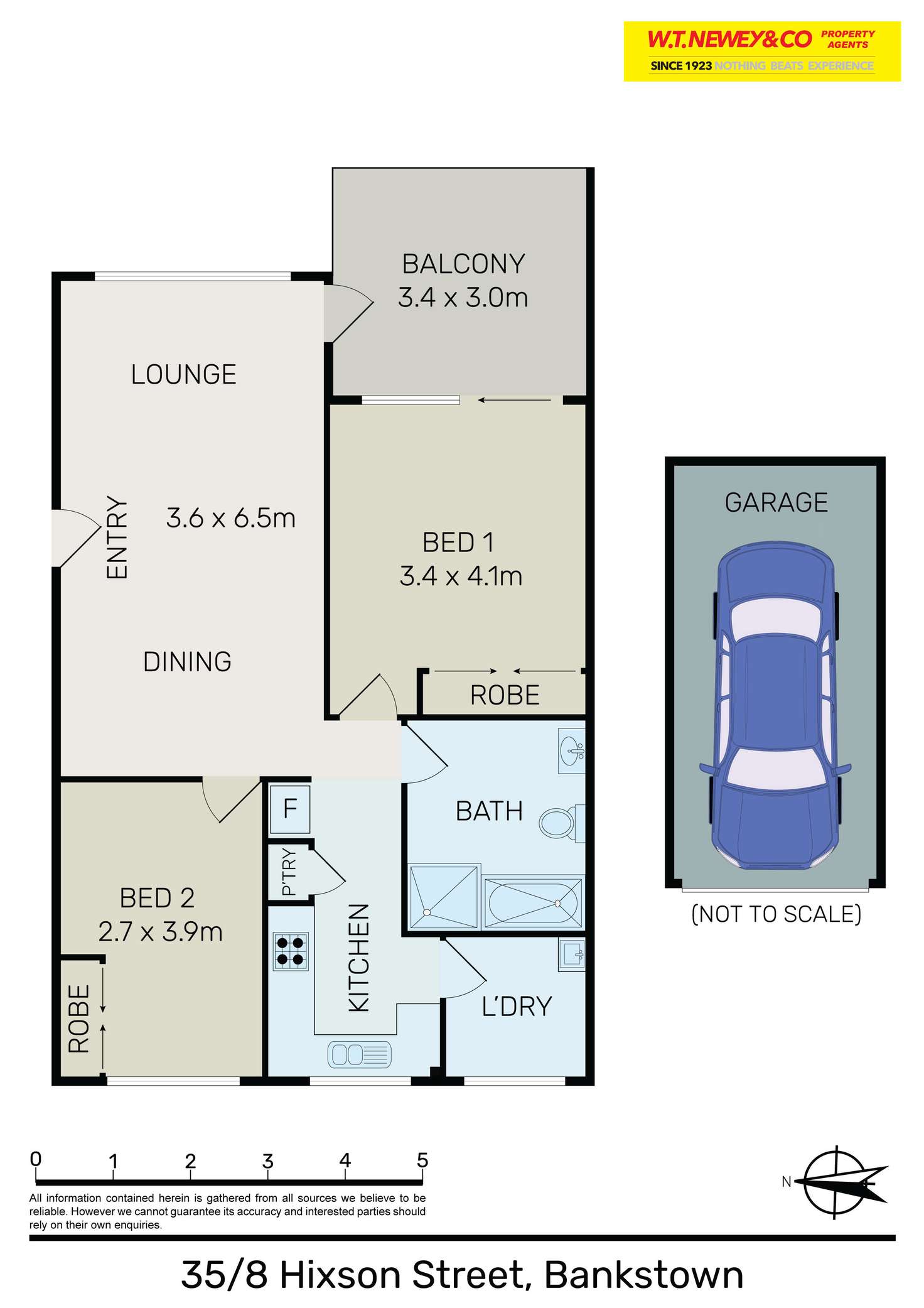 Floorplan of Homely unit listing, 35/8-12 Hixson St, Bankstown NSW 2200