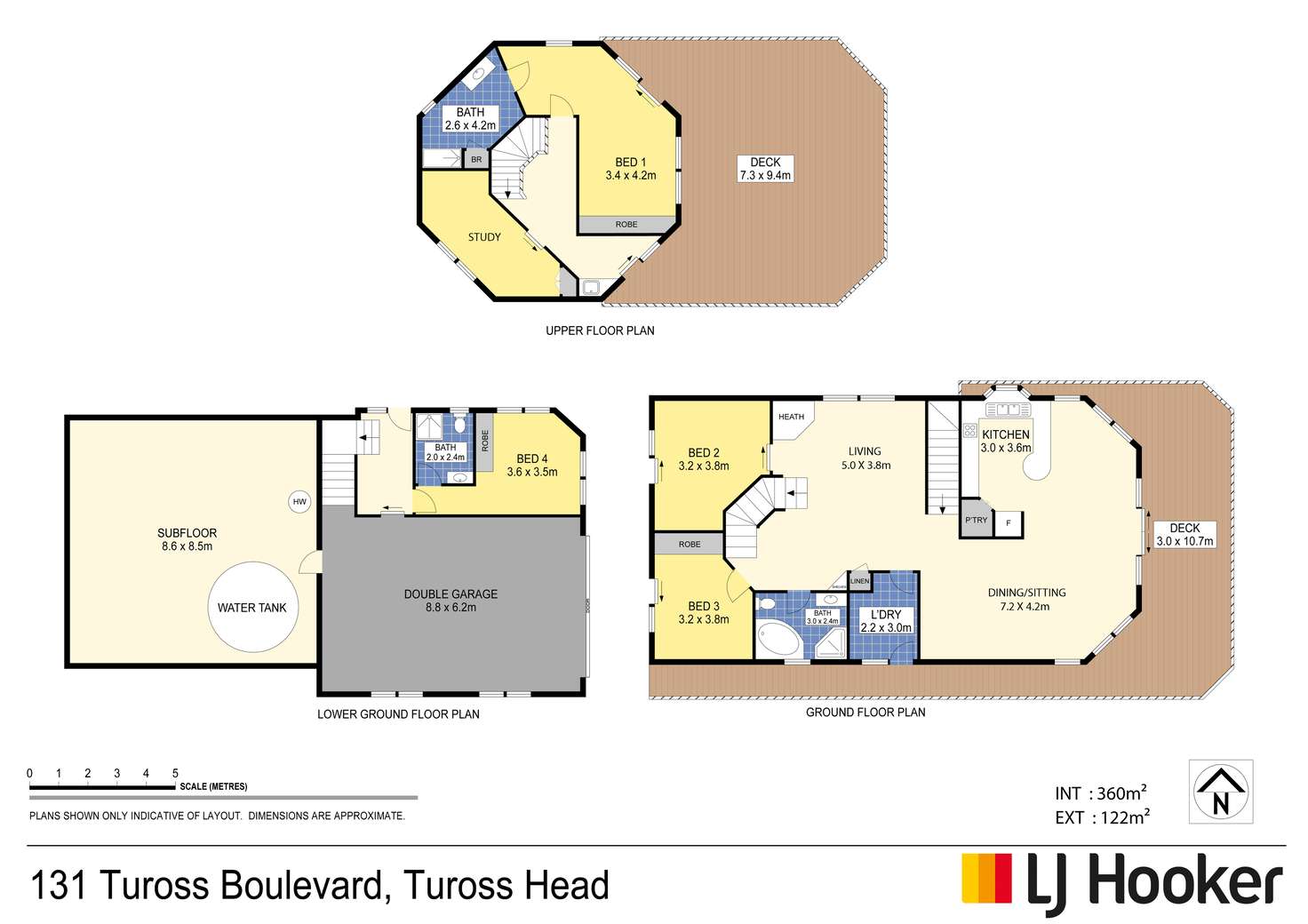 Floorplan of Homely house listing, 131 Tuross Boulevarde, Tuross Head NSW 2537