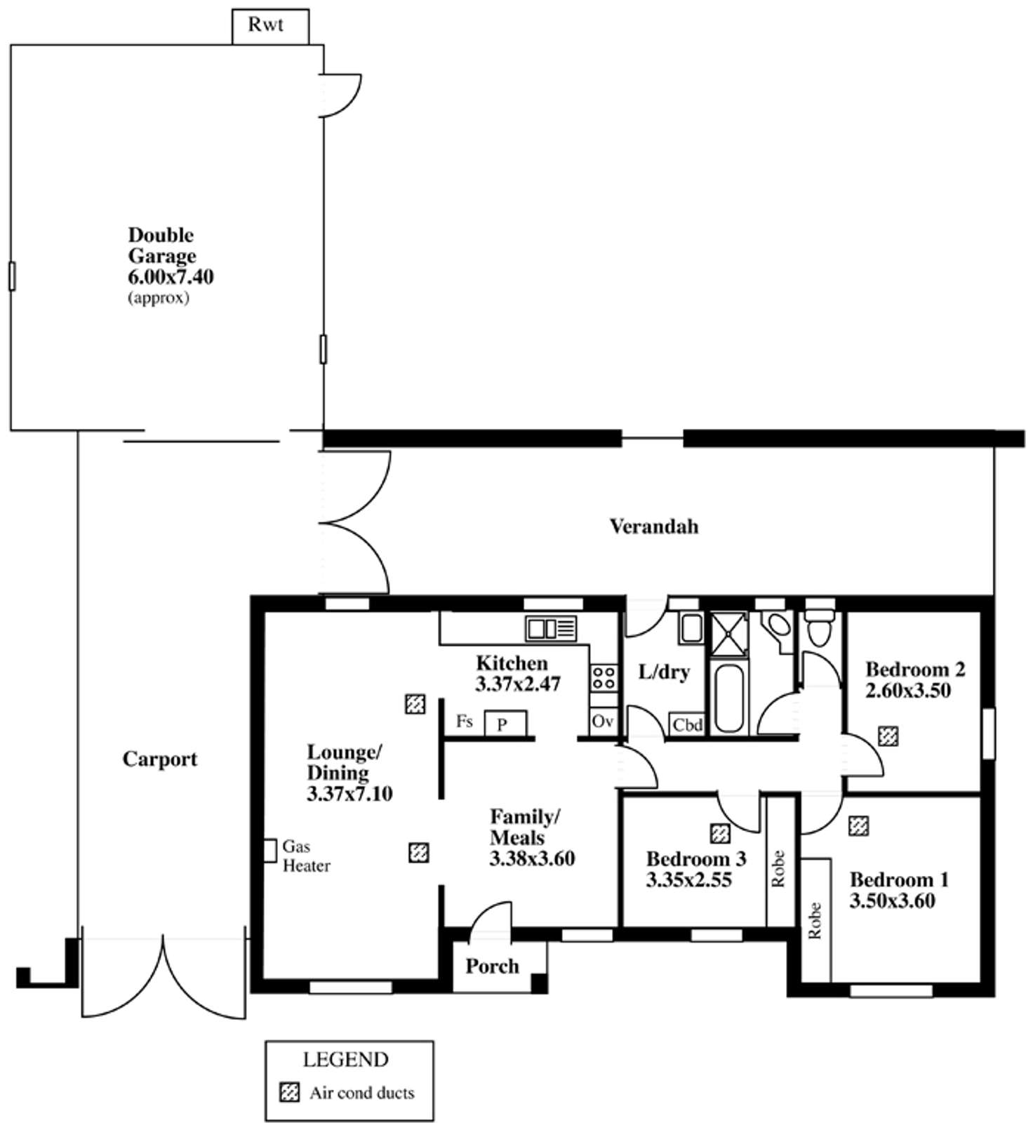 Floorplan of Homely house listing, 9 Mirrimar Crescent, Reynella SA 5161