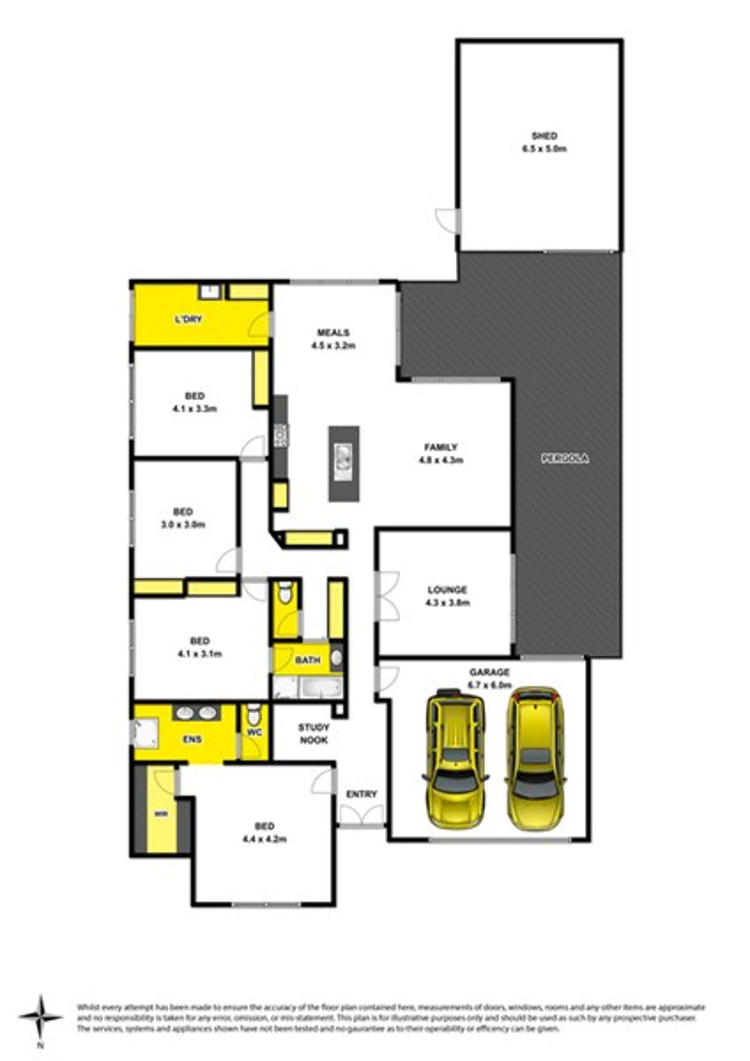 Floorplan of Homely house listing, 145 Buckingham Street, Lara VIC 3212