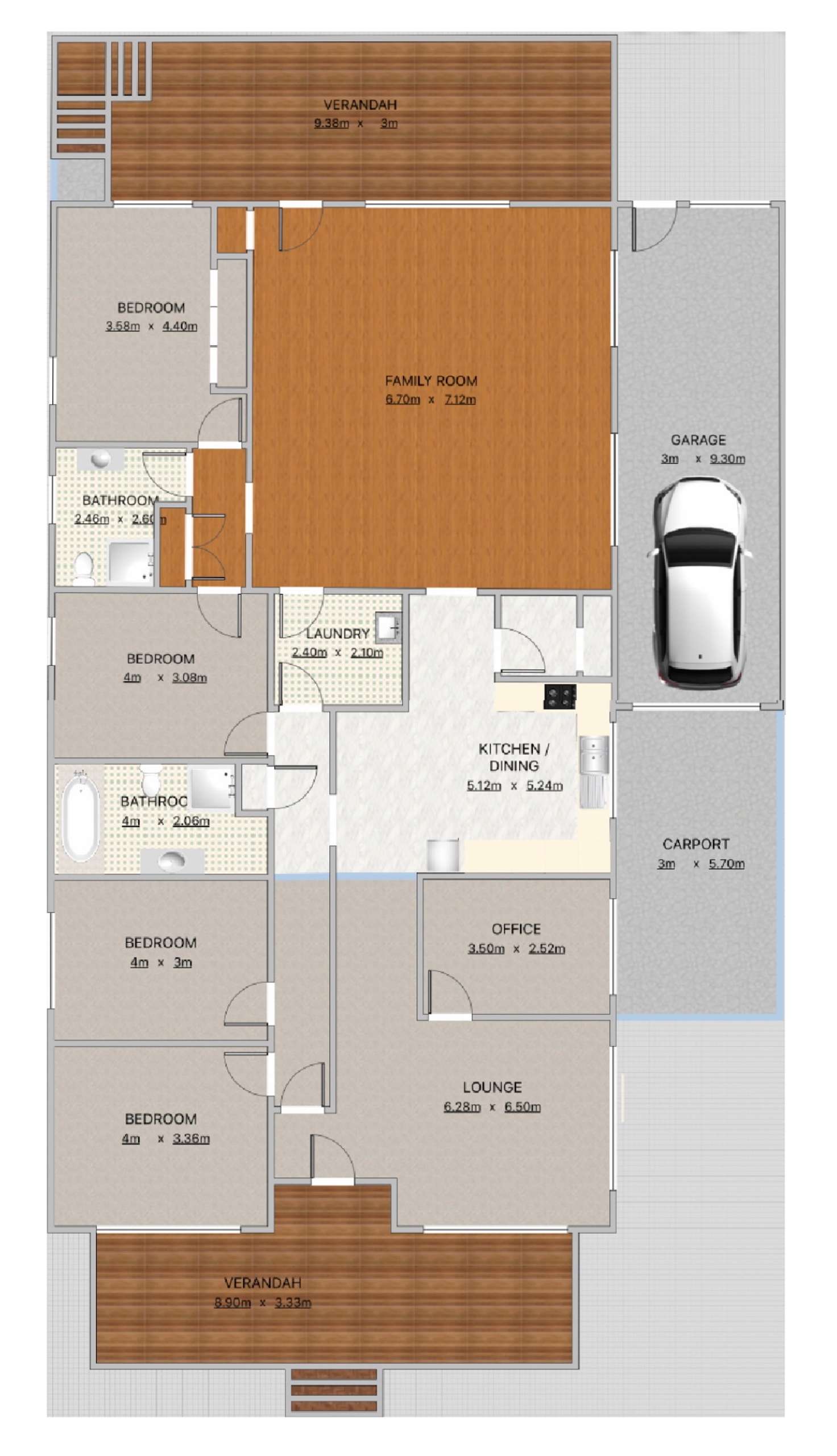 Floorplan of Homely house listing, 12 Payne Street, Narooma NSW 2546