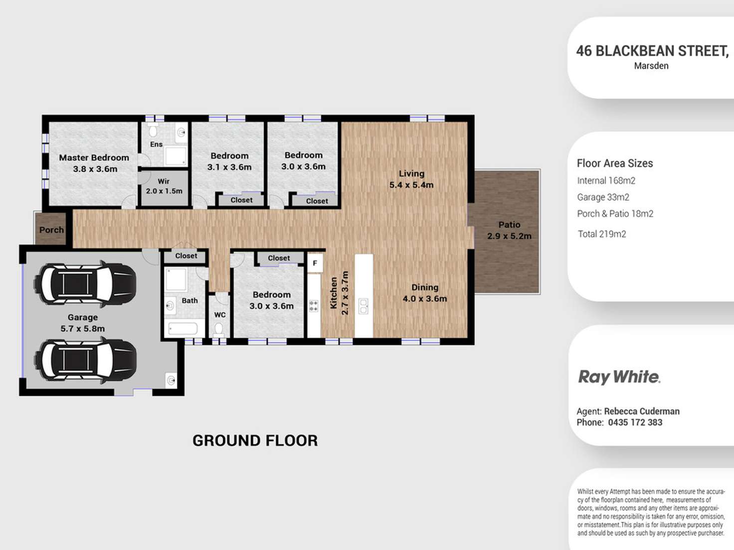 Floorplan of Homely house listing, 46 Blackbean Street, Marsden QLD 4132