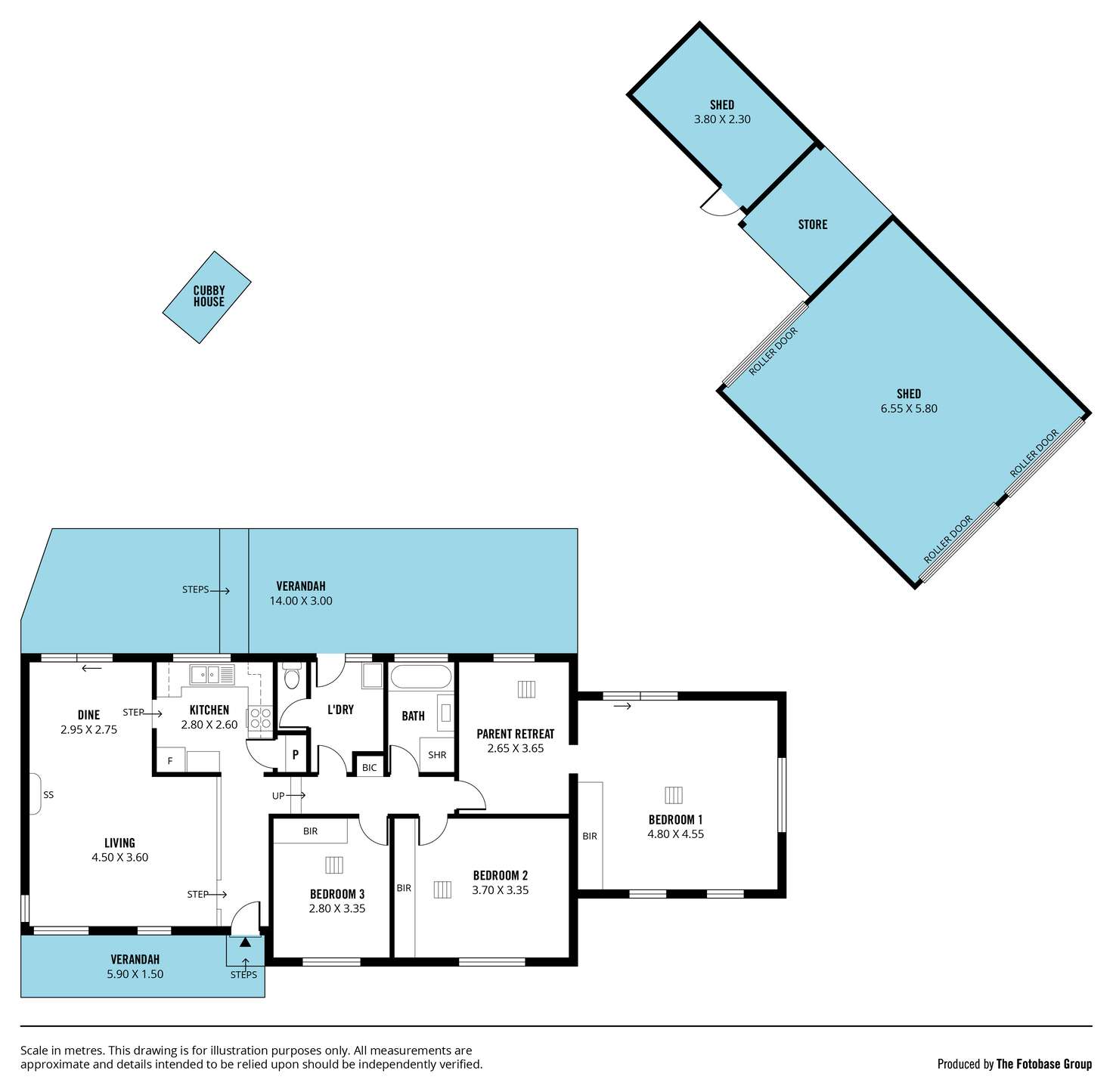 Floorplan of Homely house listing, 22 Lynlee Crescent, Huntfield Heights SA 5163