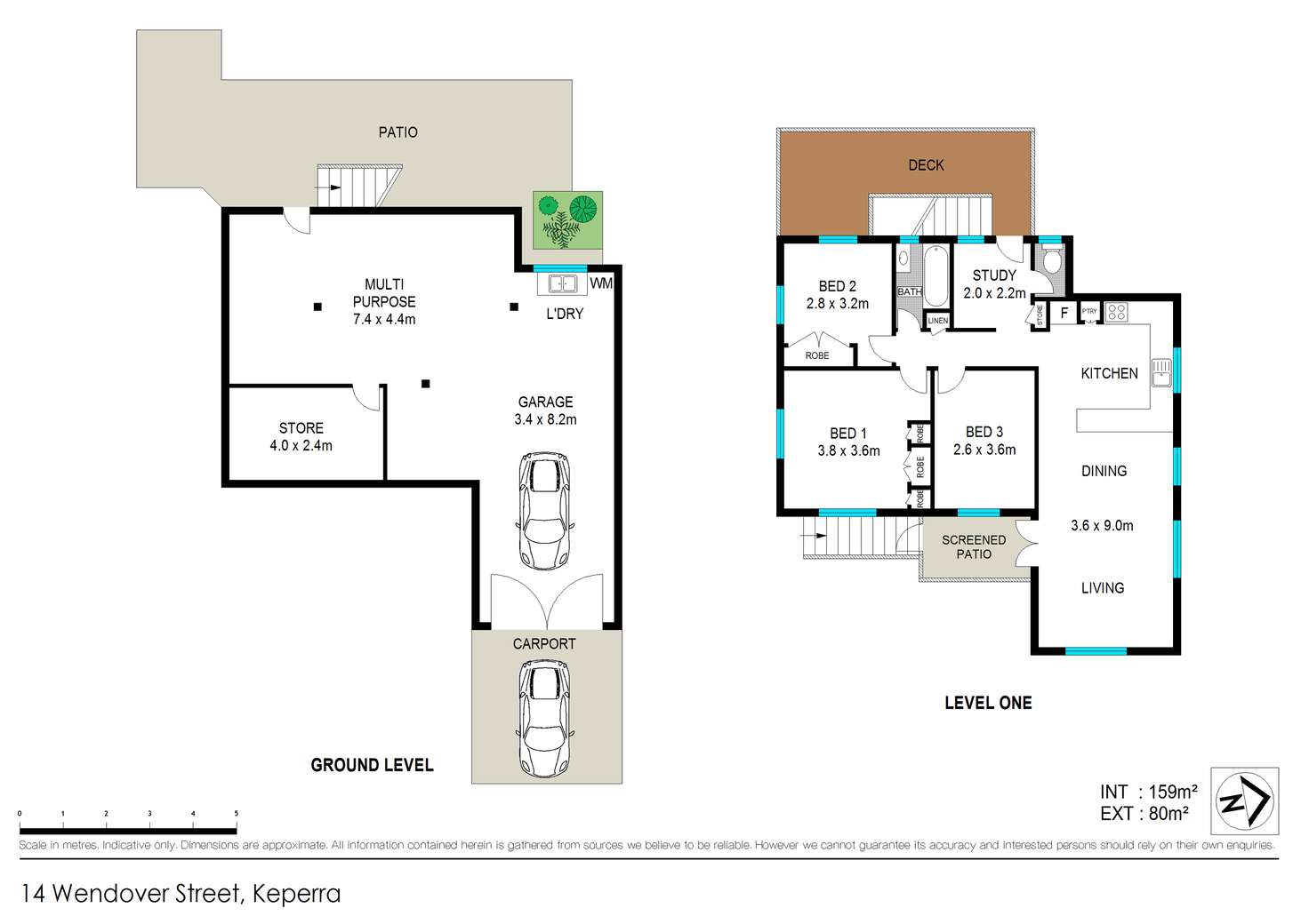 Floorplan of Homely house listing, 14 Wendover Street, Keperra QLD 4054