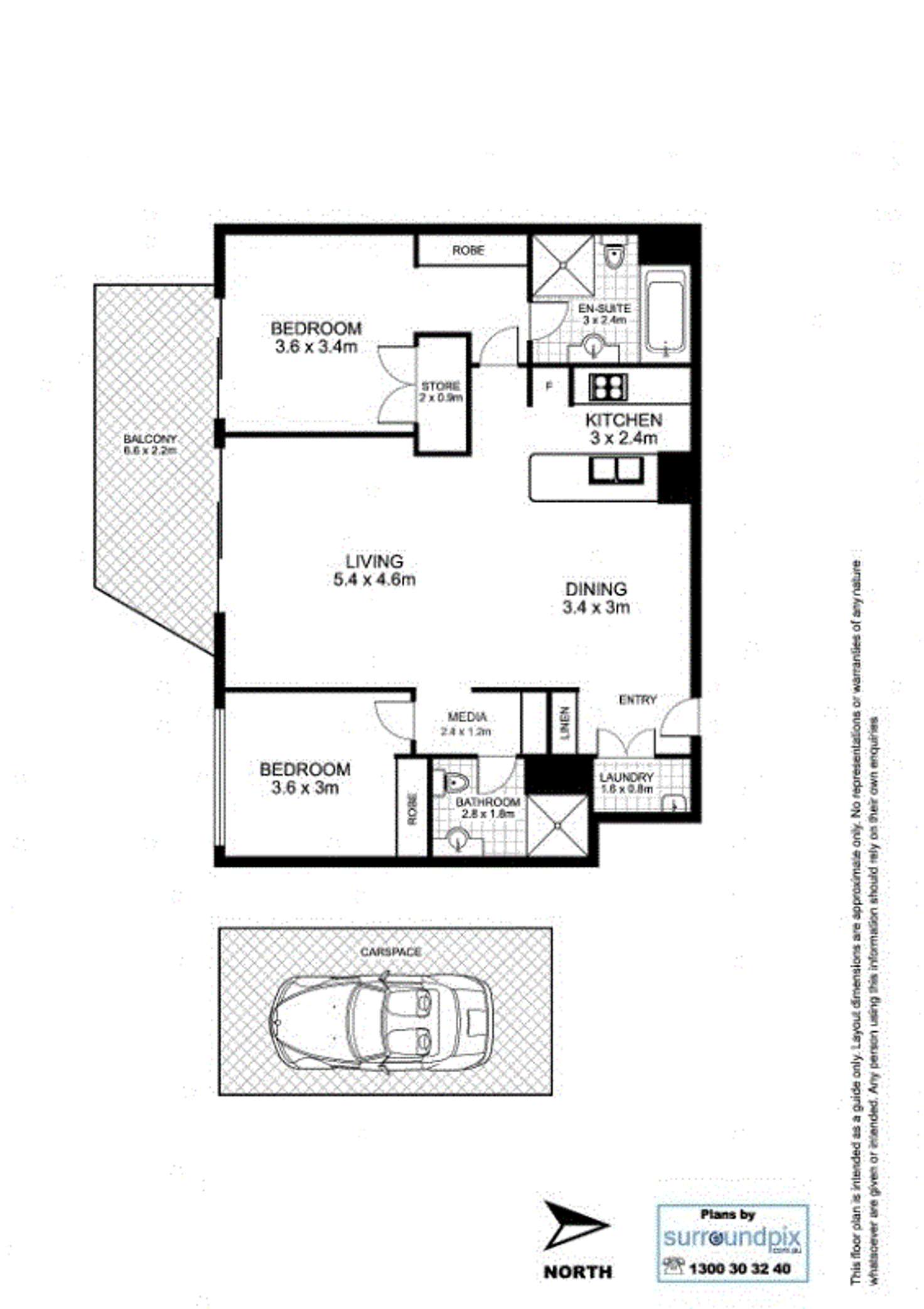Floorplan of Homely apartment listing, 602/8 Jean Wailes Avenue, Rhodes NSW 2138