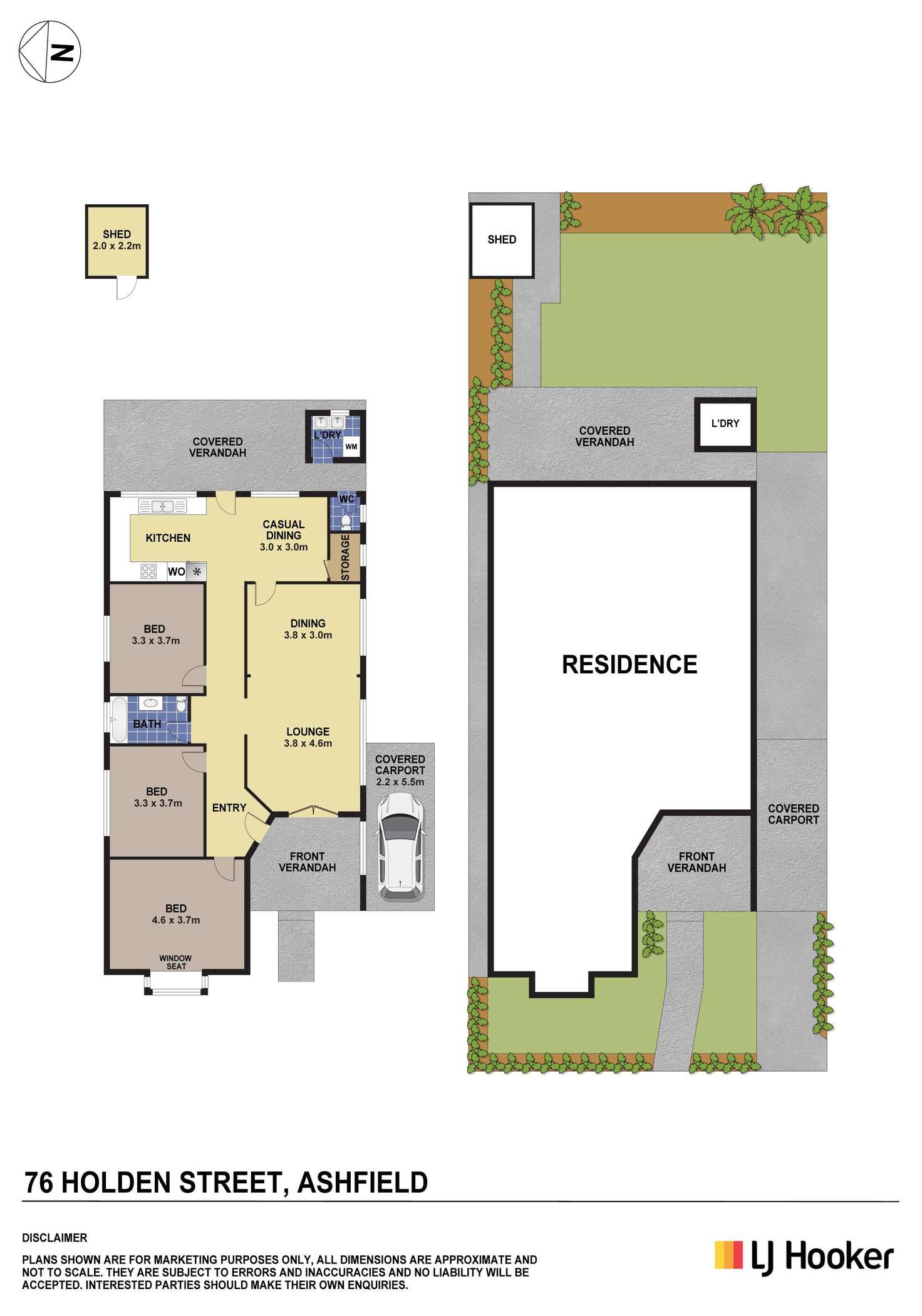 Floorplan of Homely house listing, 76 Holden Street, Ashfield NSW 2131