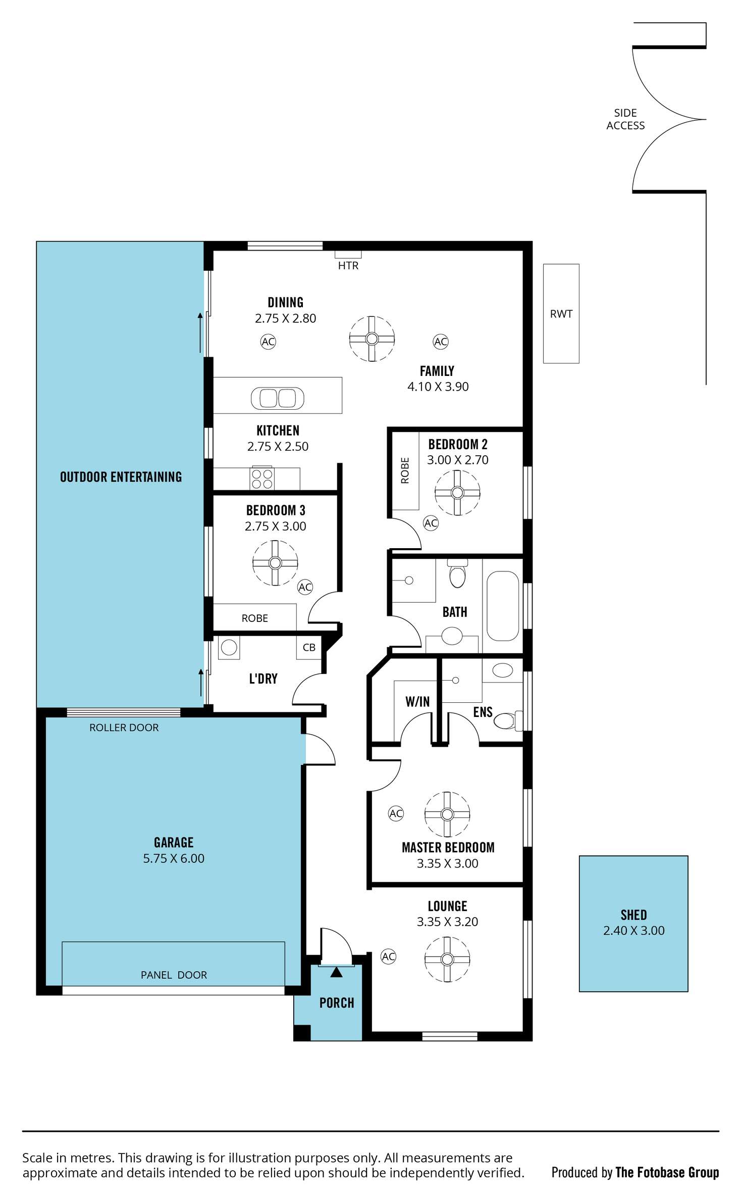 Floorplan of Homely house listing, 10 Edgehill Walk, Noarlunga Downs SA 5168