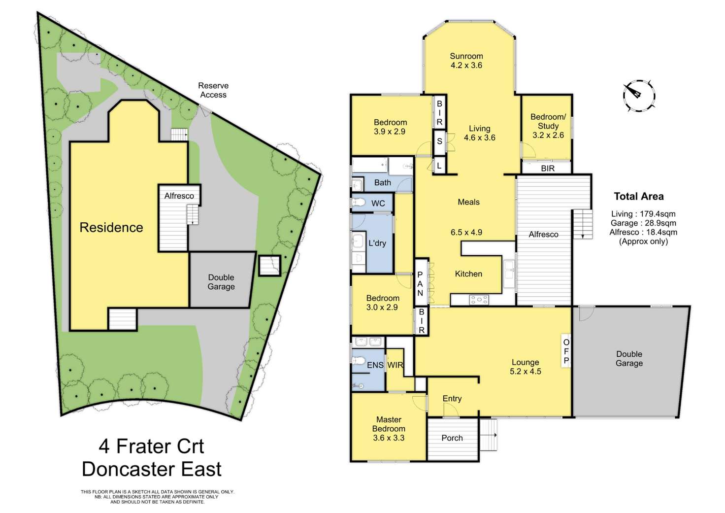 Floorplan of Homely house listing, 4 Frater Court, Doncaster East VIC 3109