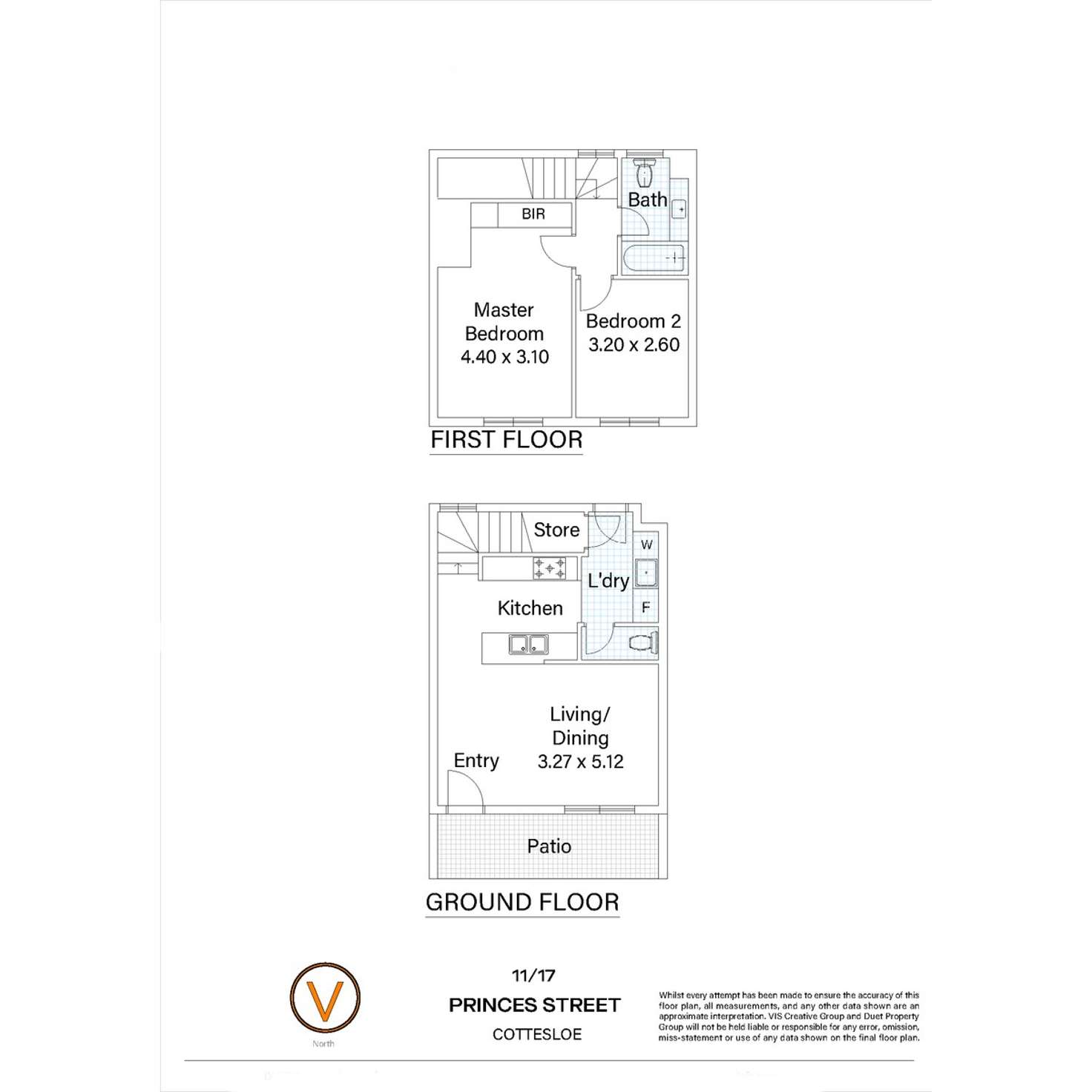 Floorplan of Homely house listing, 11/17 Princes Street, Cottesloe WA 6011