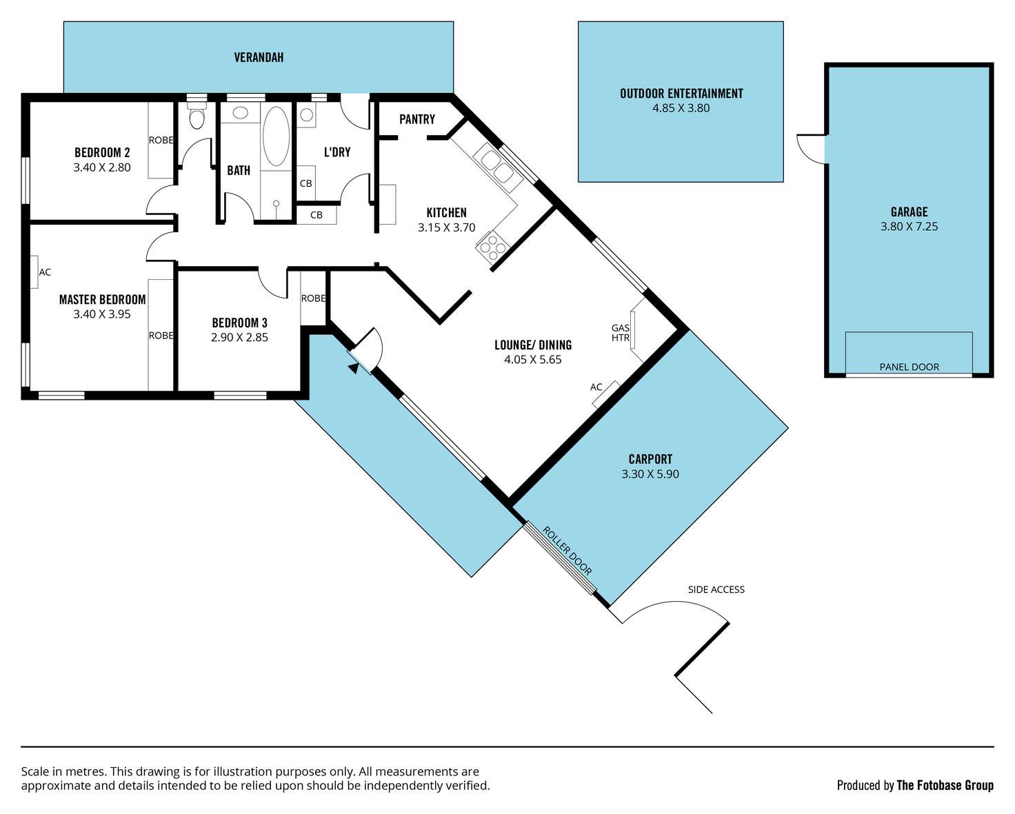 Floorplan of Homely house listing, 1 Diamond St, Morphett Vale SA 5162