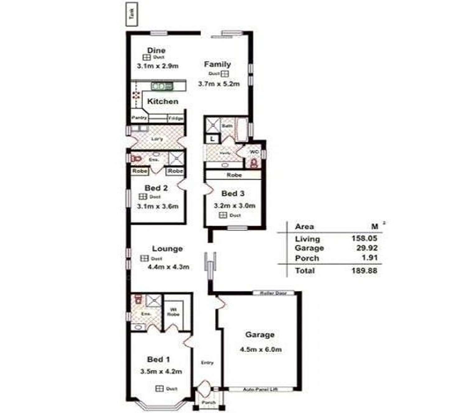 Floorplan of Homely house listing, 2B Tyrone Avenue, Campbelltown SA 5074