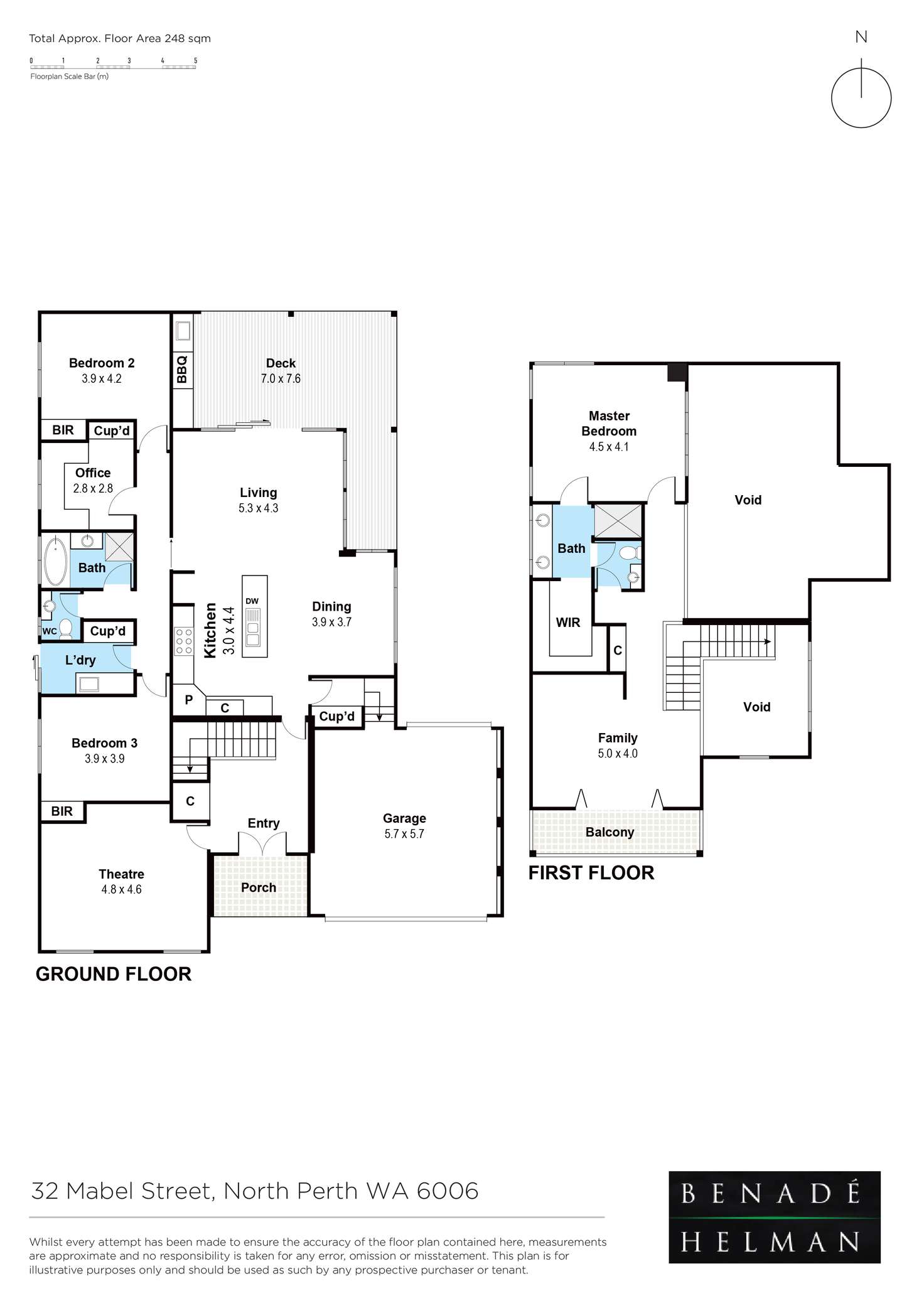 Floorplan of Homely house listing, 32 Mabel Street, North Perth WA 6006