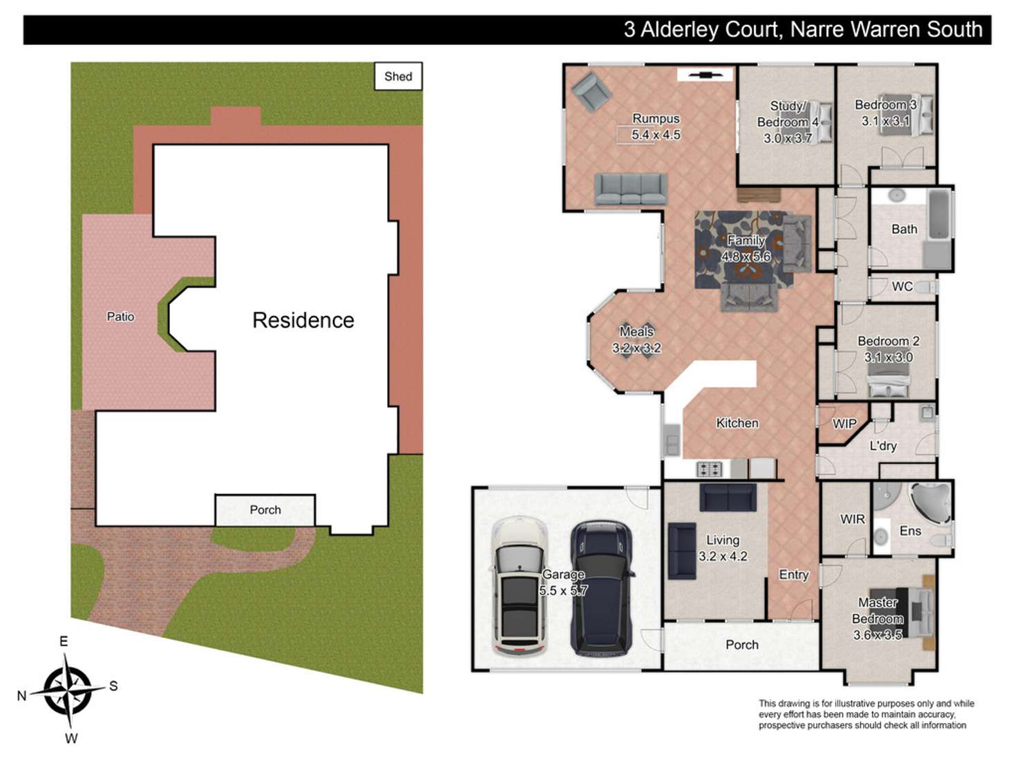 Floorplan of Homely house listing, 3 Alderley Court, Narre Warren South VIC 3805