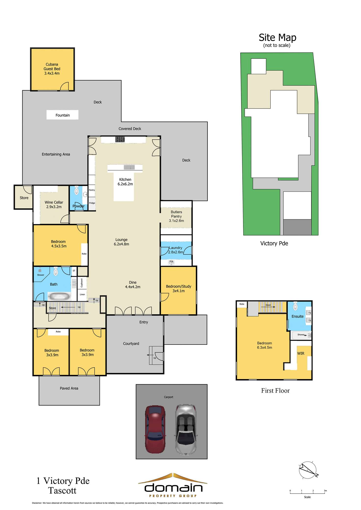 Floorplan of Homely house listing, 1 Victory Parade, Tascott NSW 2250