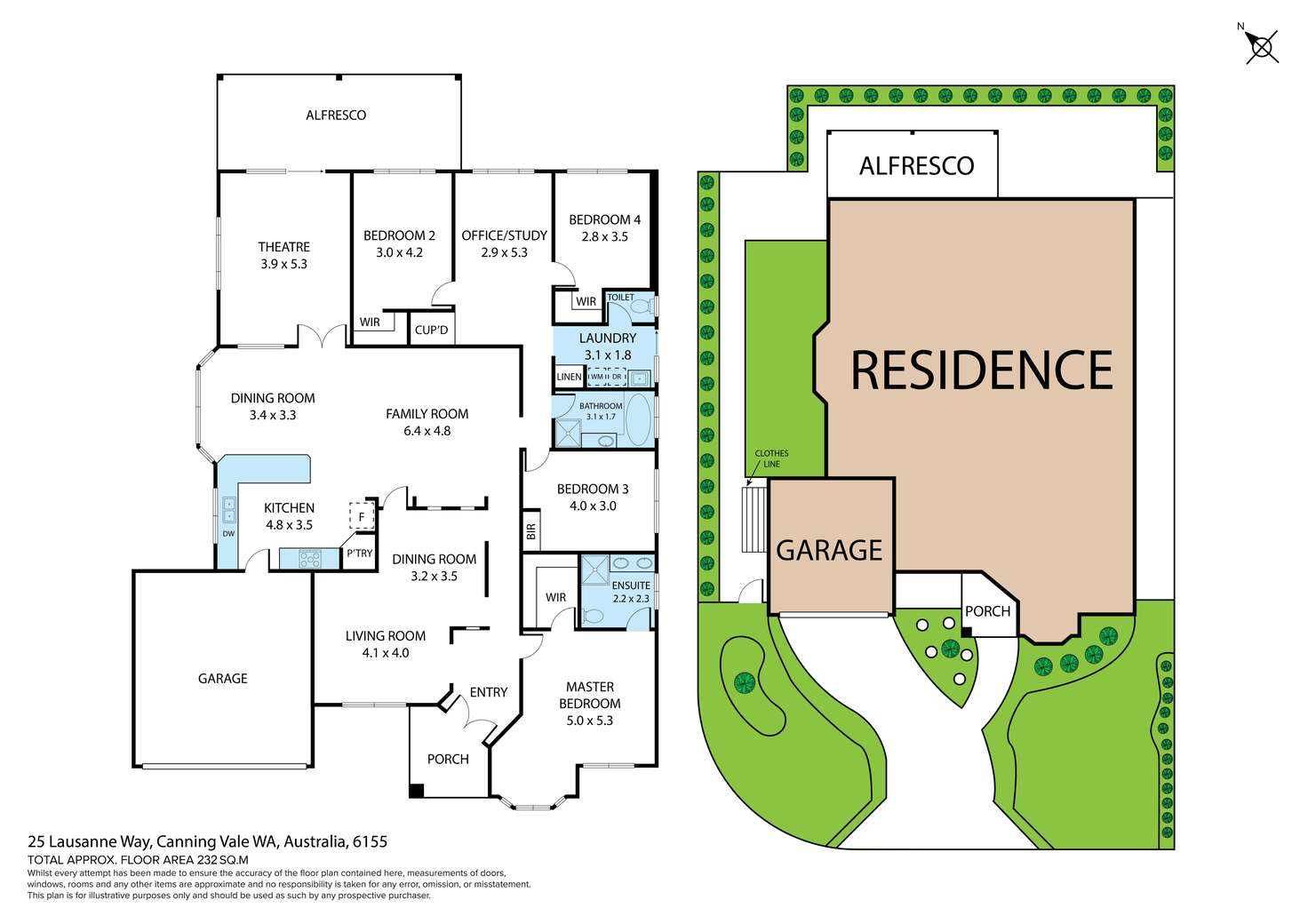 Floorplan of Homely house listing, 25 Lausanne Way, Canning Vale WA 6155