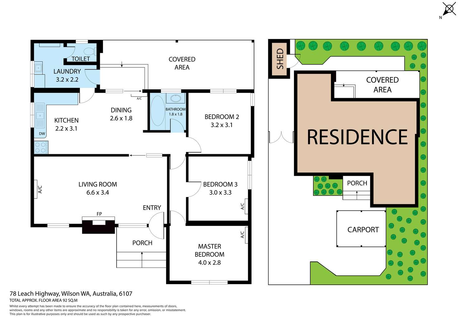 Floorplan of Homely house listing, 78 Leach Highway, Wilson WA 6107