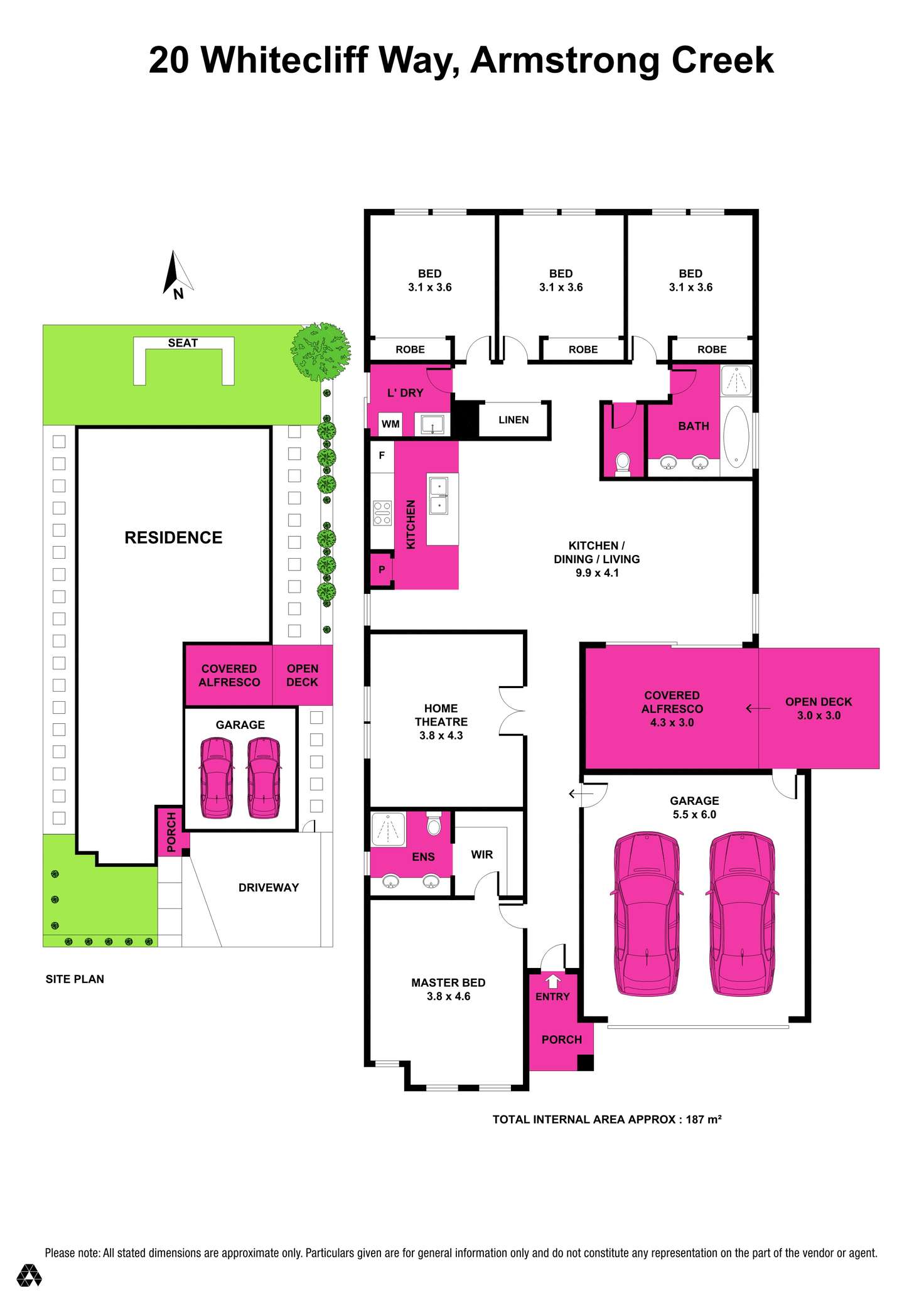 Floorplan of Homely house listing, 20 Whitecliff Way, Armstrong Creek VIC 3217
