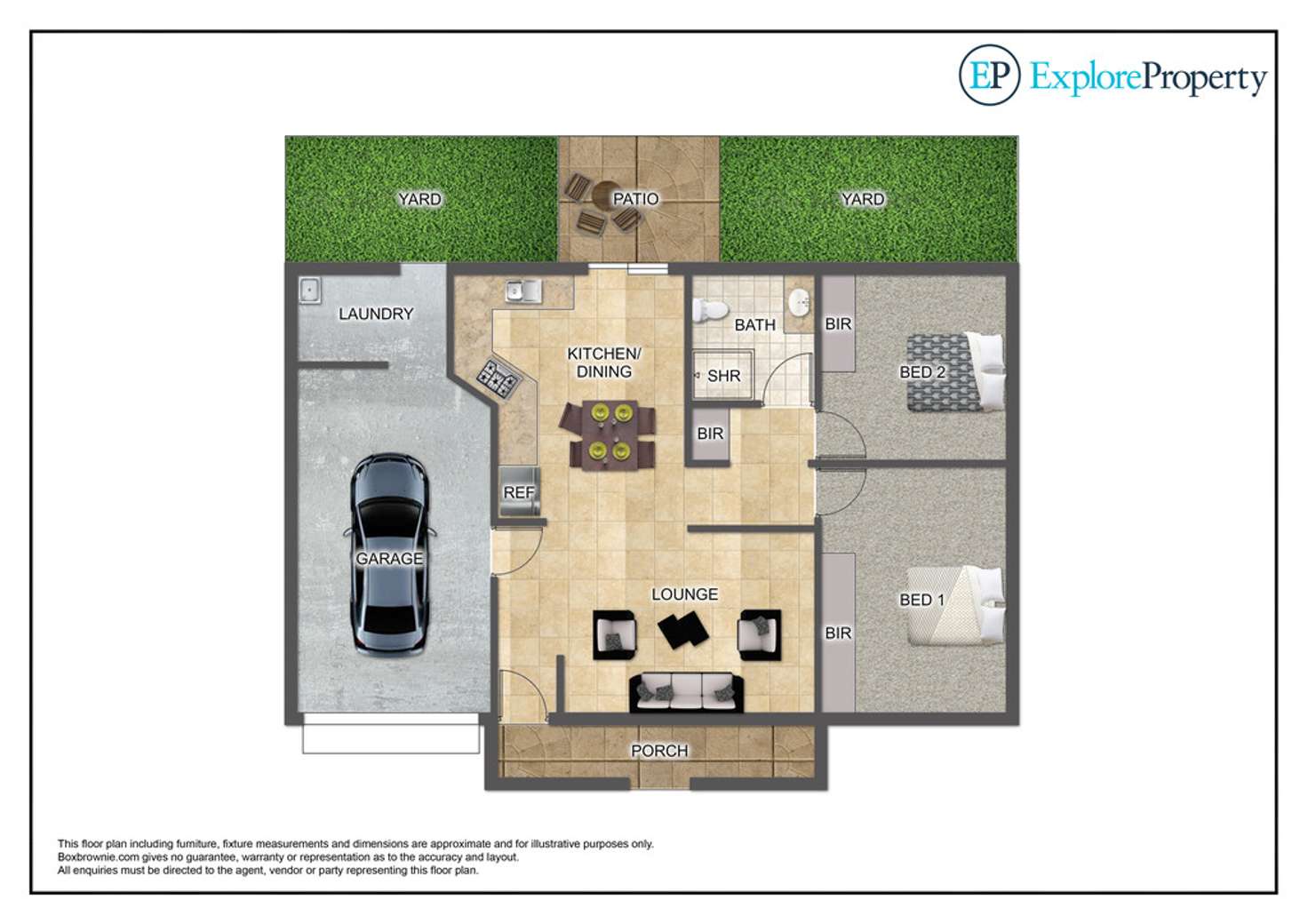 Floorplan of Homely unit listing, 3/305 Bridge Road, West Mackay QLD 4740