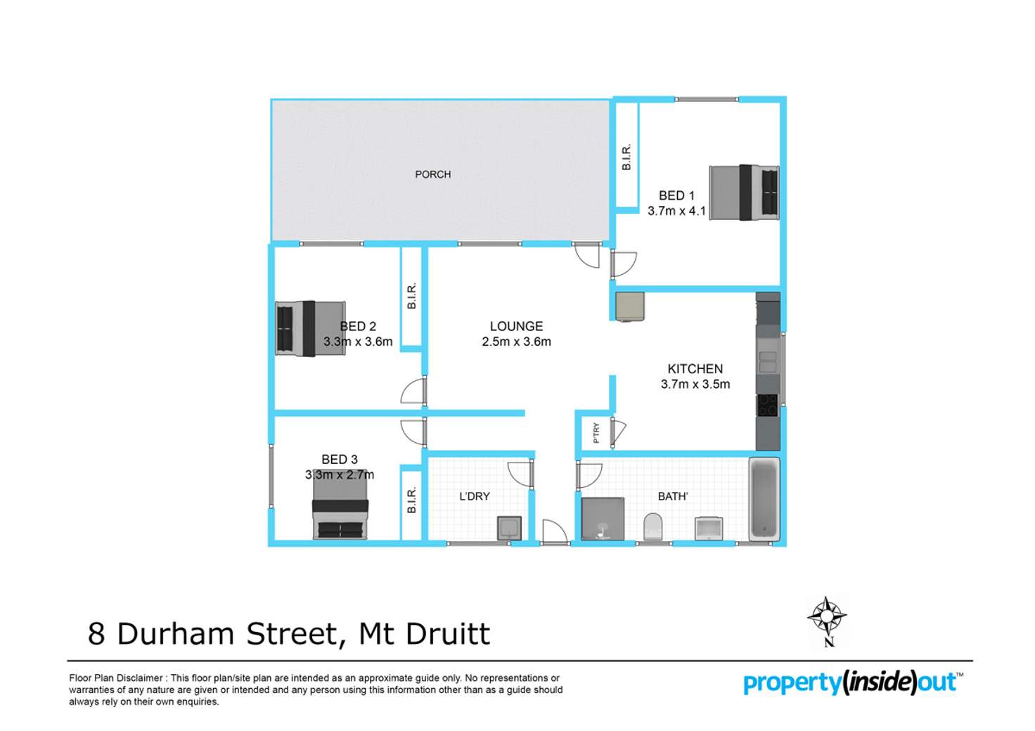 Floorplan of Homely house listing, 8 Durham St, Mount Druitt NSW 2770