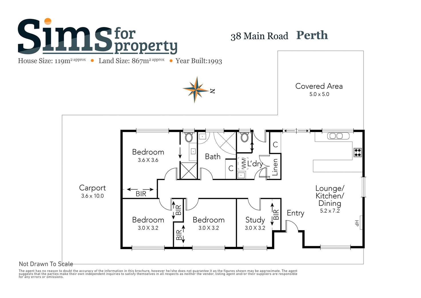 Floorplan of Homely house listing, 38 Main Road, Perth TAS 7300