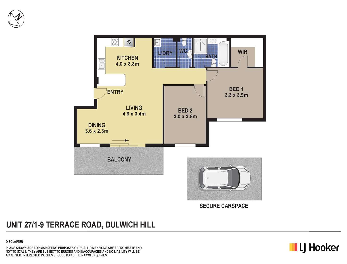Floorplan of Homely apartment listing, 27/1-9 Terrace Road, Dulwich Hill NSW 2203