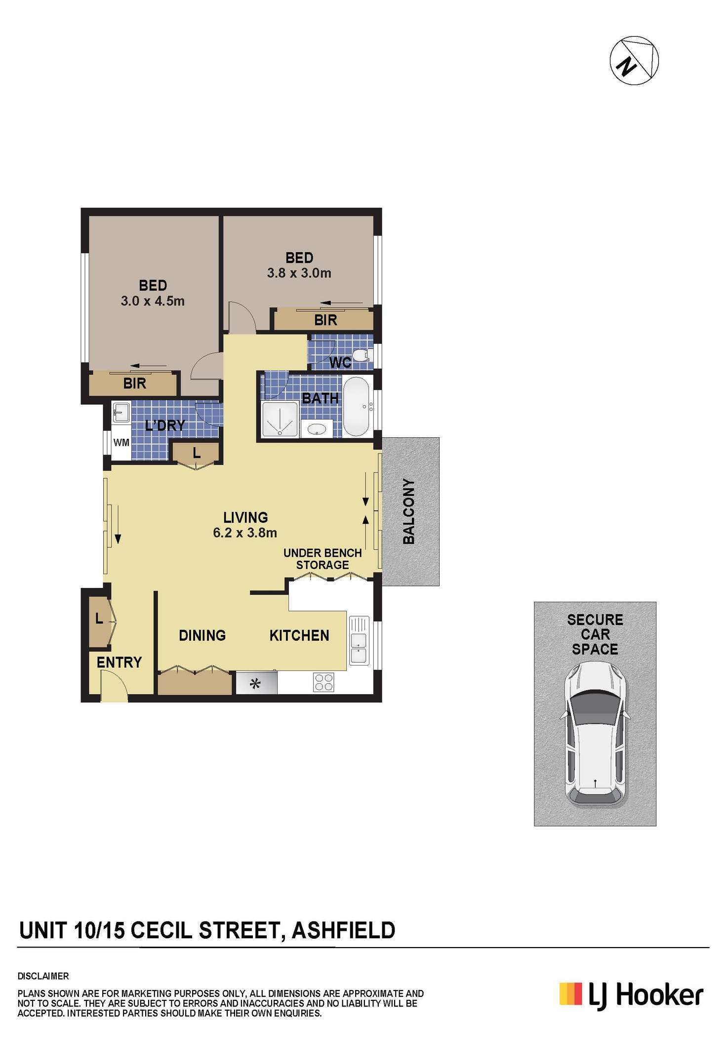 Floorplan of Homely house listing, 10/15 Cecil Street, Ashfield NSW 2131