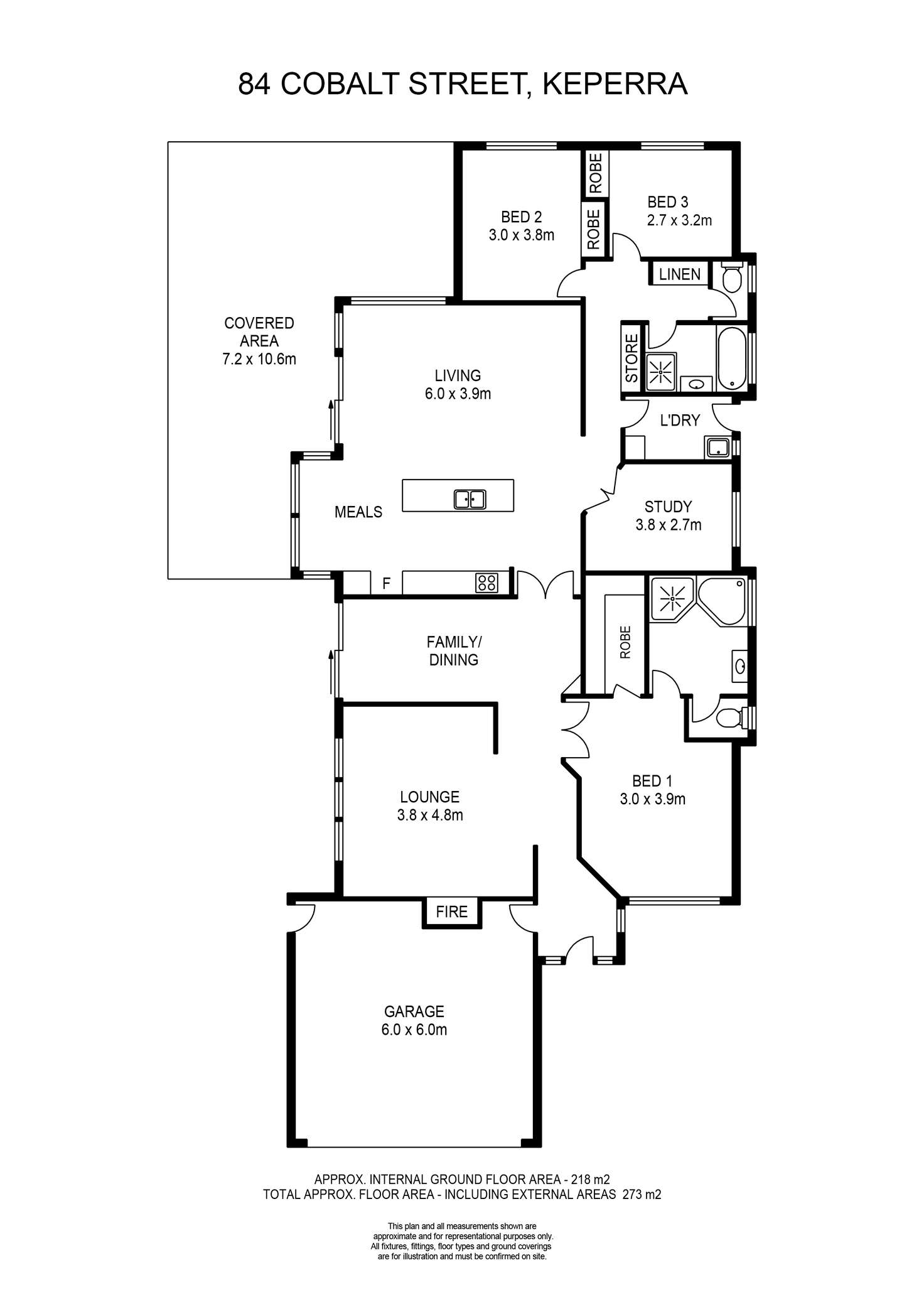 Floorplan of Homely house listing, 84 Cobalt Street, Keperra QLD 4054