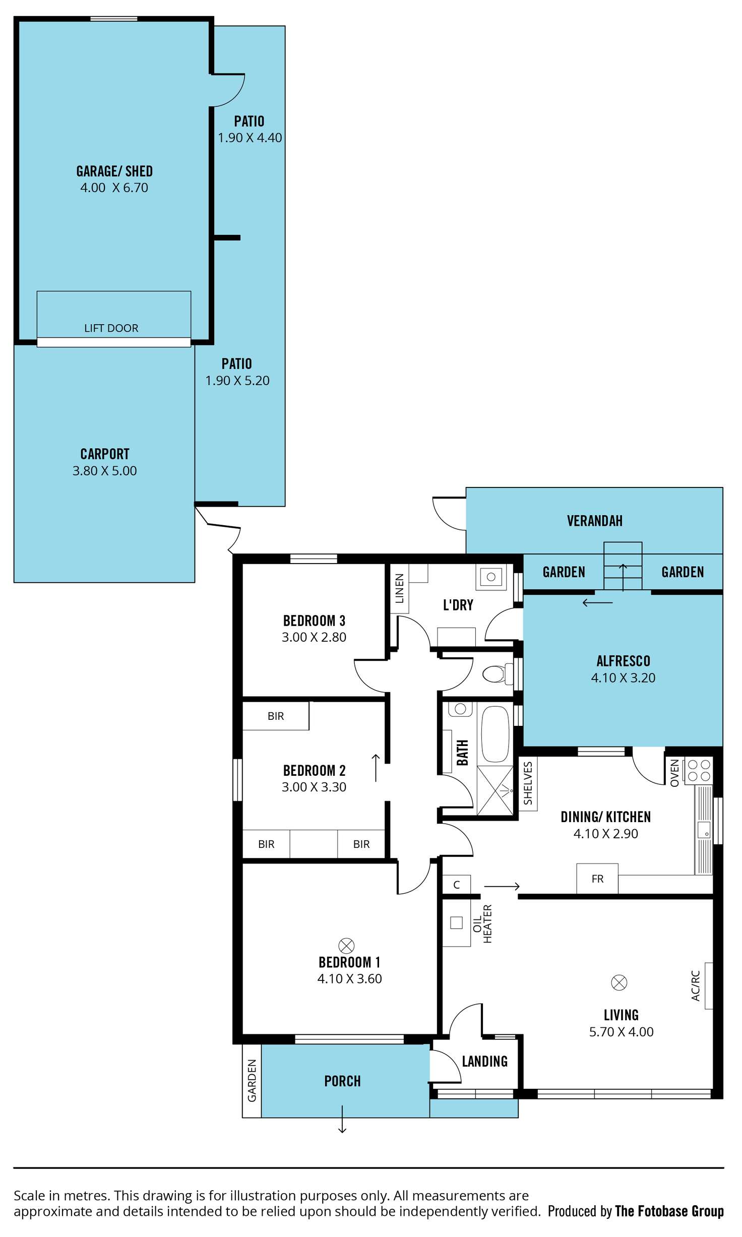 Floorplan of Homely house listing, 6 Lomond Avenue, Seacombe Heights SA 5047