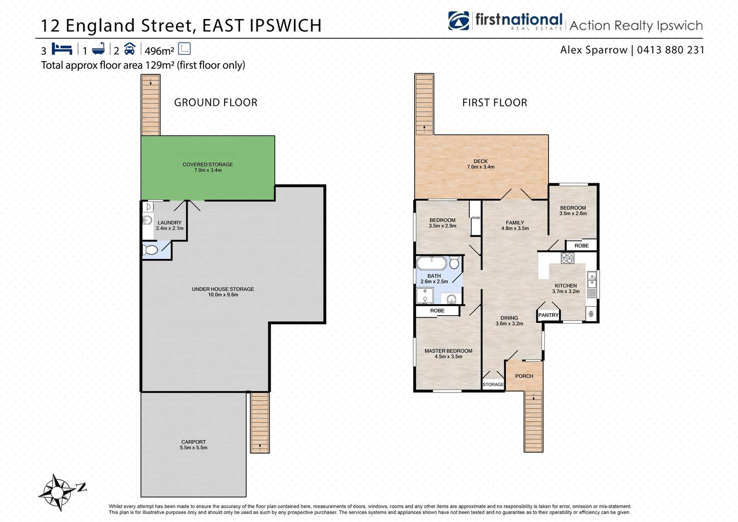 Floorplan of Homely house listing, 12 England Street, East Ipswich QLD 4305