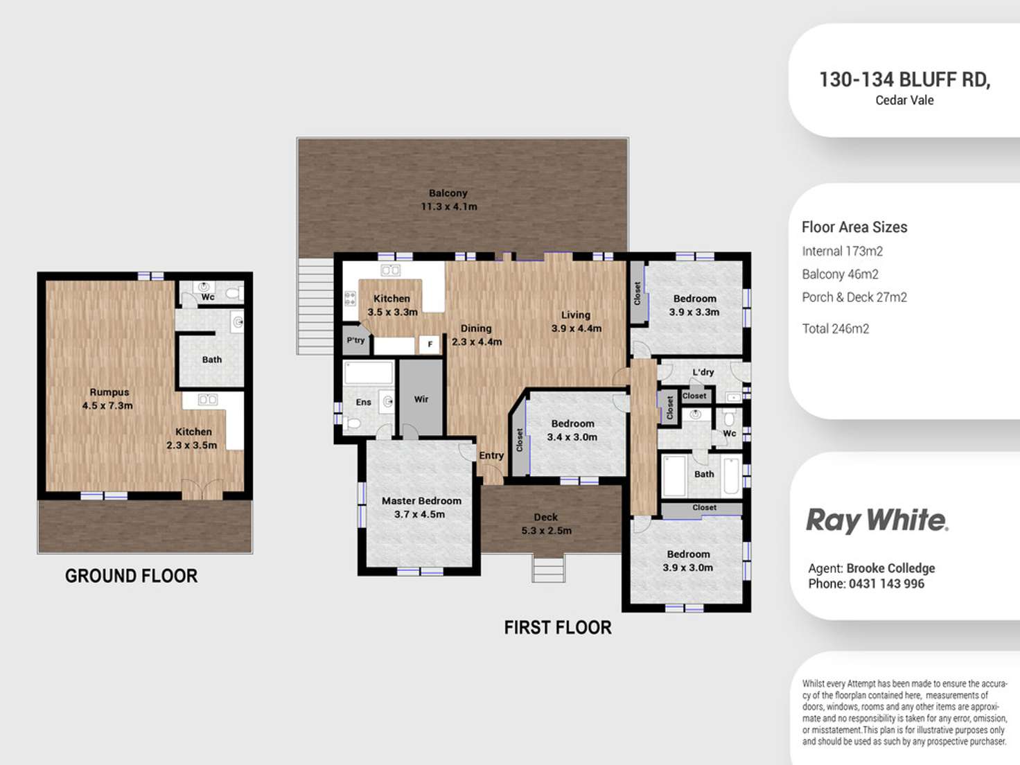 Floorplan of Homely house listing, 130-134 Bluff Road, Cedar Vale QLD 4285
